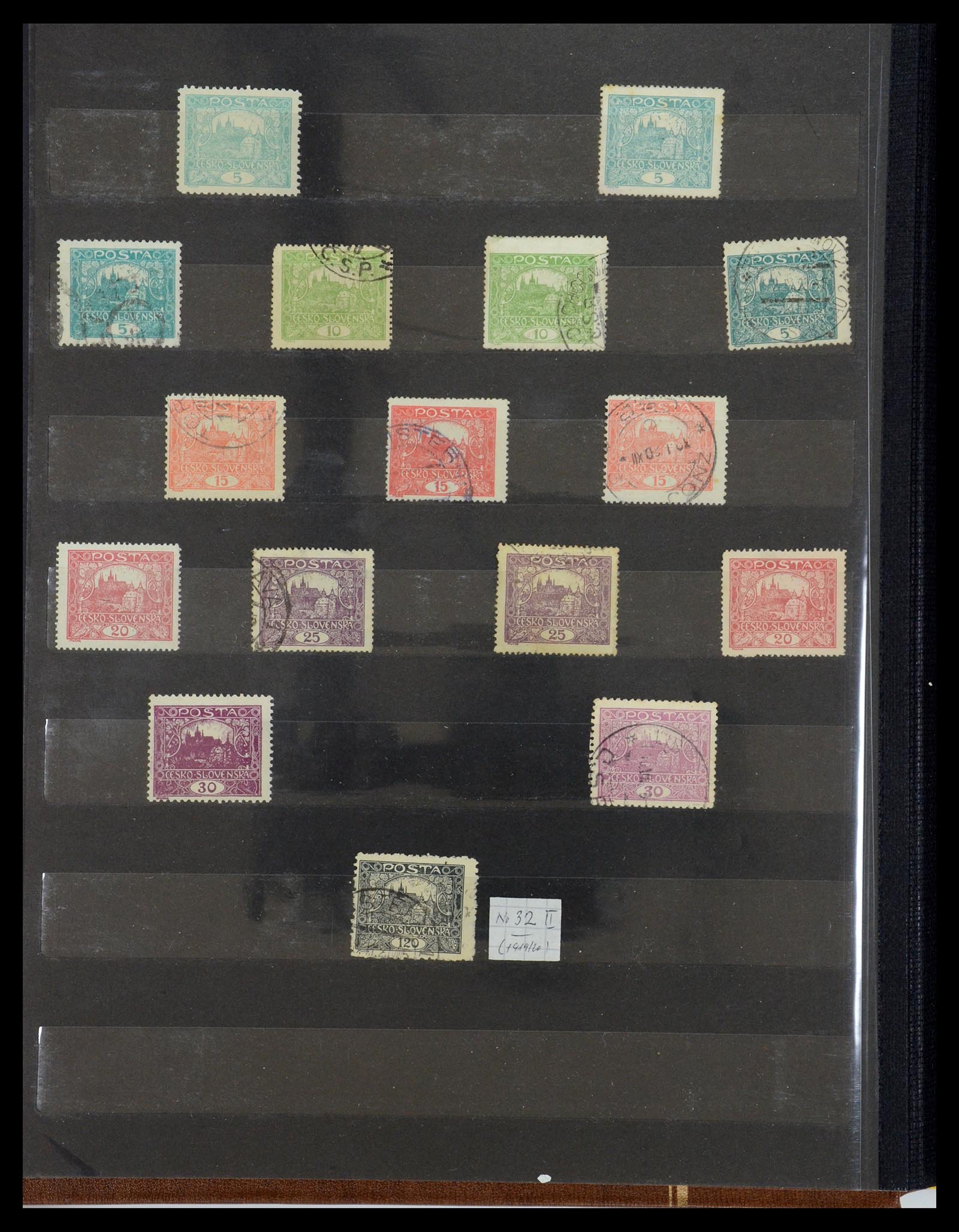 35672 007 - Postzegelverzameling 35672 Tsjechoslowakije 1918-1970.