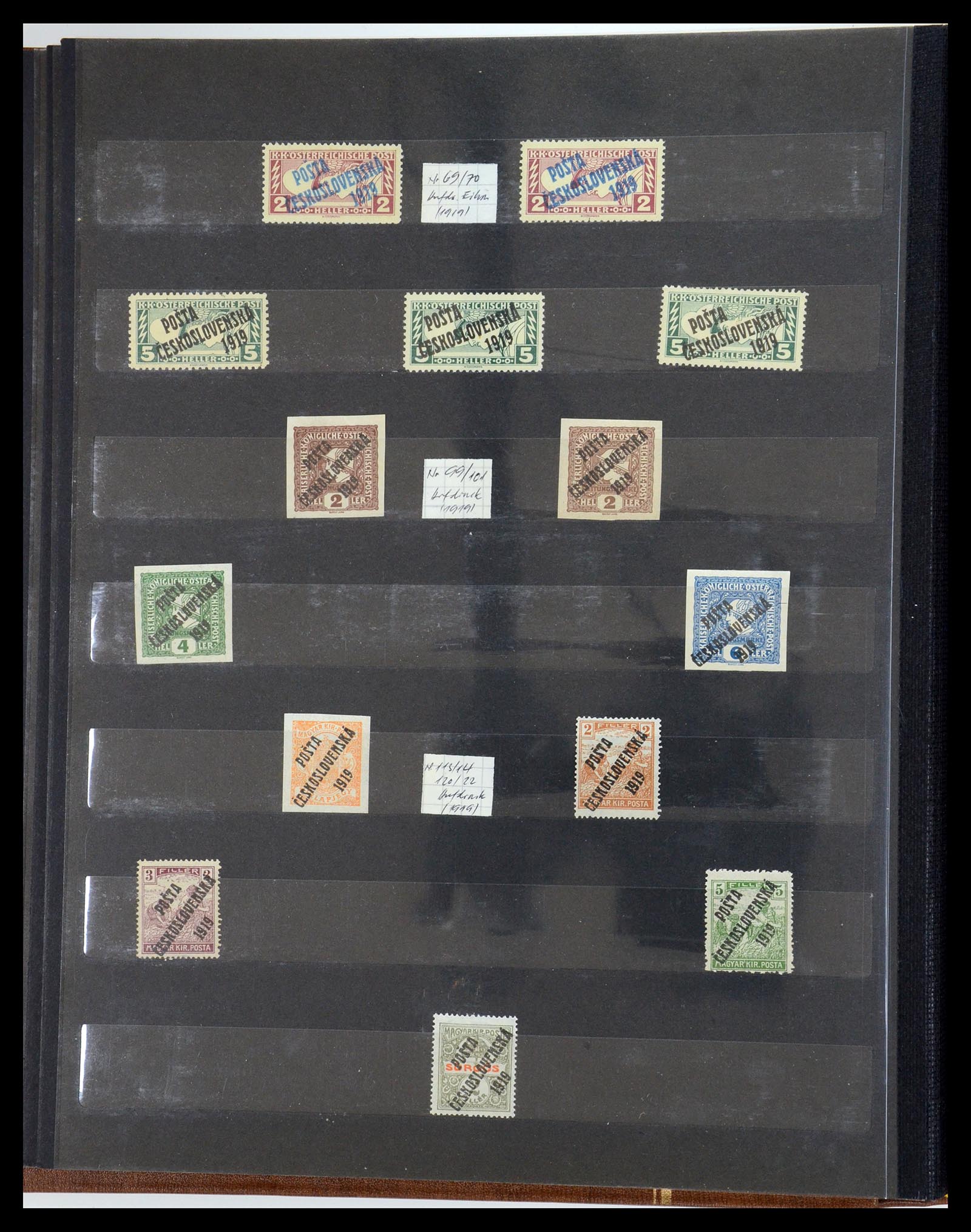 35672 011 - Postzegelverzameling 35672 Tsjechoslowakije 1918-1970.