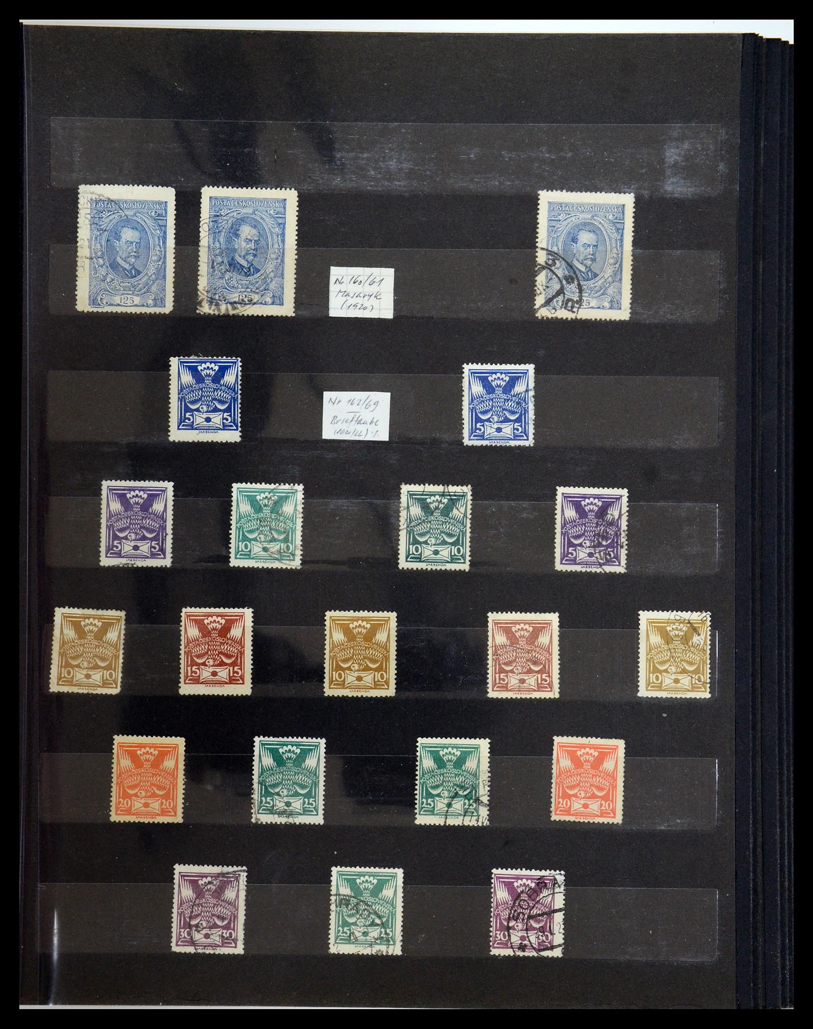 35672 012 - Postzegelverzameling 35672 Tsjechoslowakije 1918-1970.