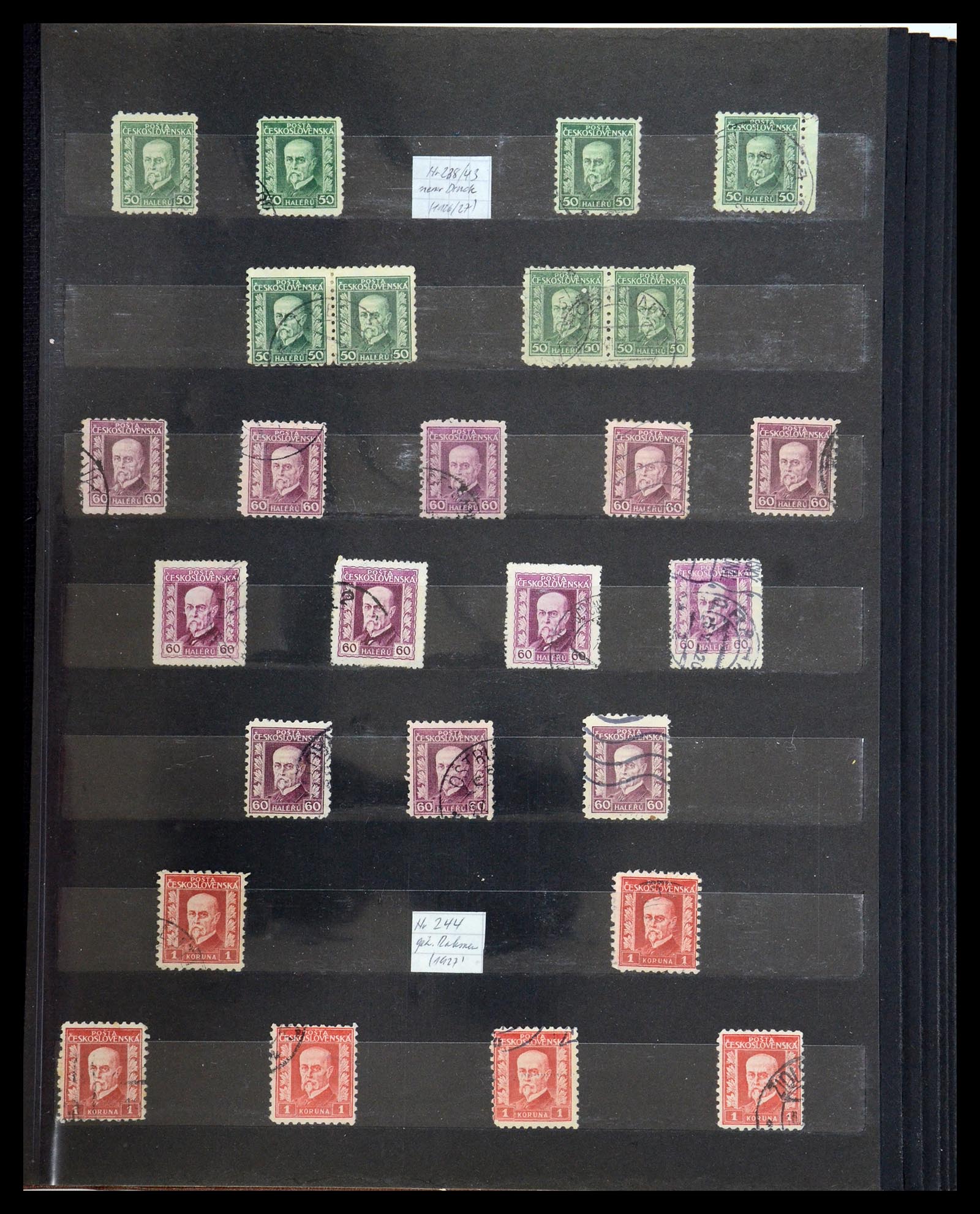 35672 018 - Postzegelverzameling 35672 Tsjechoslowakije 1918-1970.