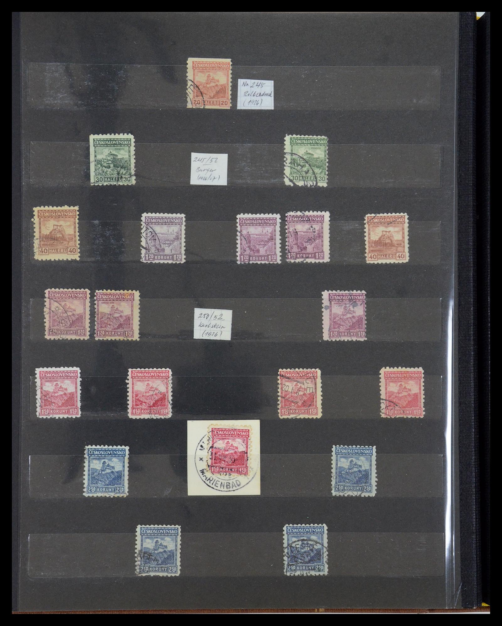 35672 019 - Postzegelverzameling 35672 Tsjechoslowakije 1918-1970.