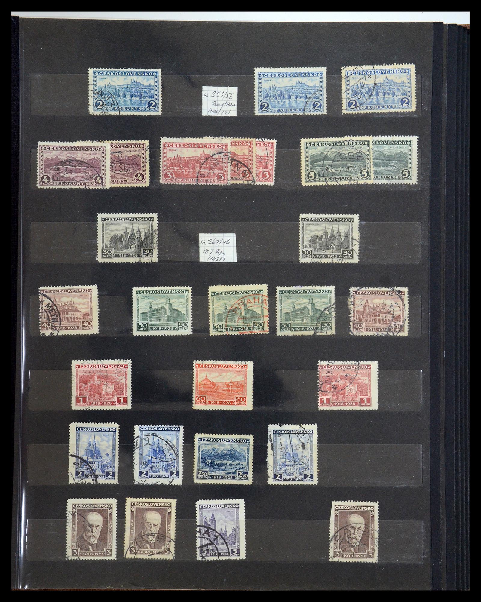 35672 020 - Postzegelverzameling 35672 Tsjechoslowakije 1918-1970.