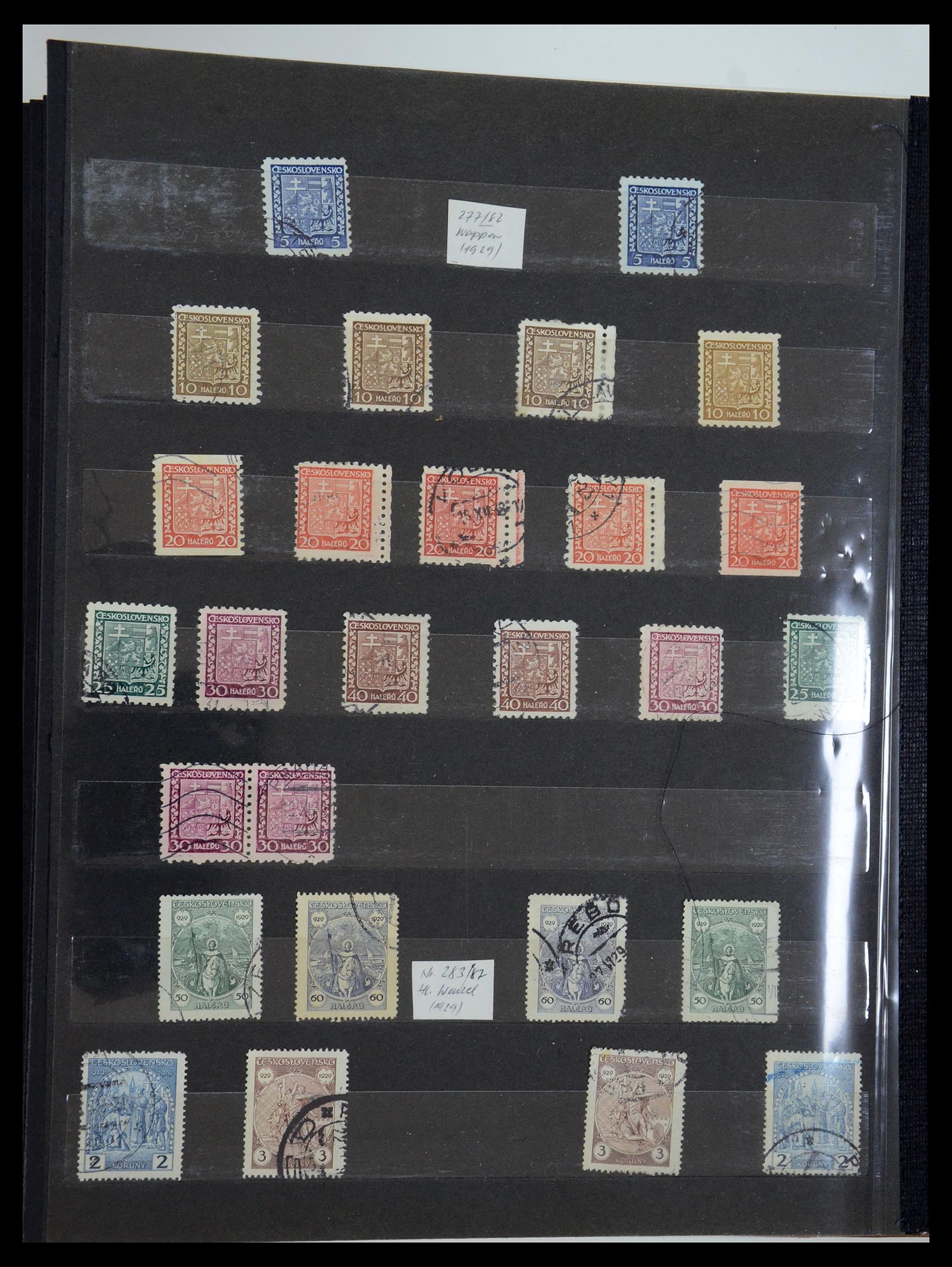 35672 021 - Postzegelverzameling 35672 Tsjechoslowakije 1918-1970.