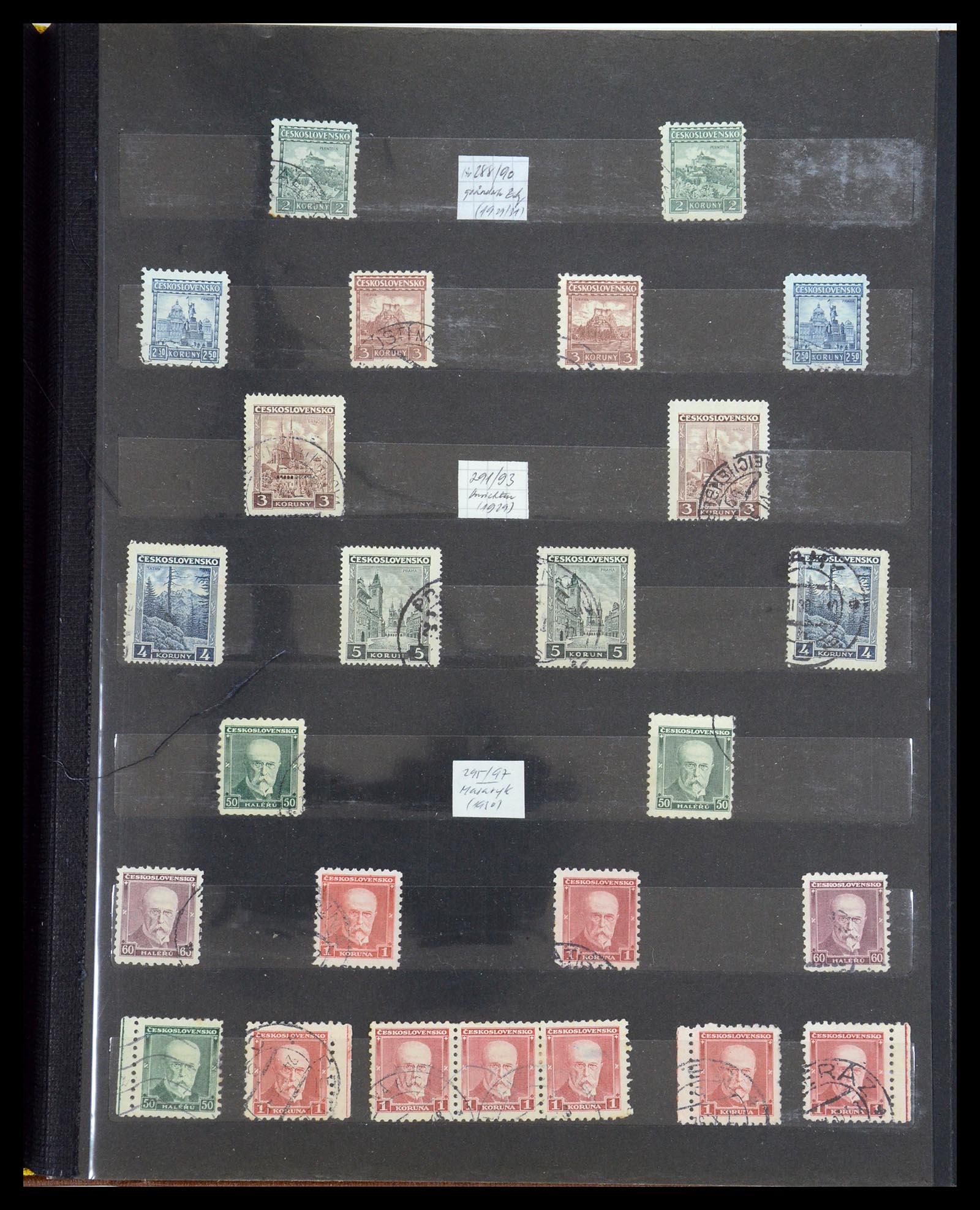 35672 022 - Postzegelverzameling 35672 Tsjechoslowakije 1918-1970.