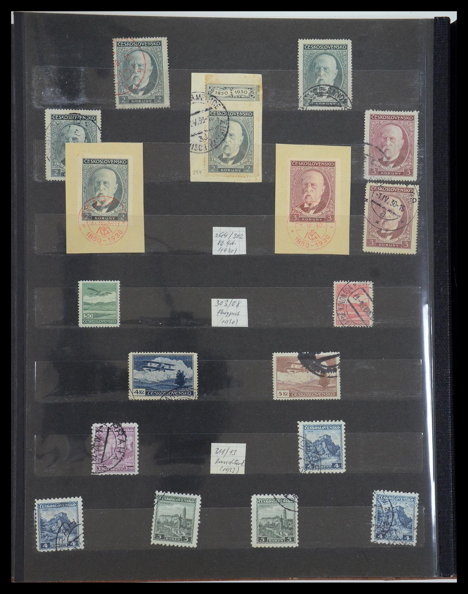 35672 023 - Postzegelverzameling 35672 Tsjechoslowakije 1918-1970.