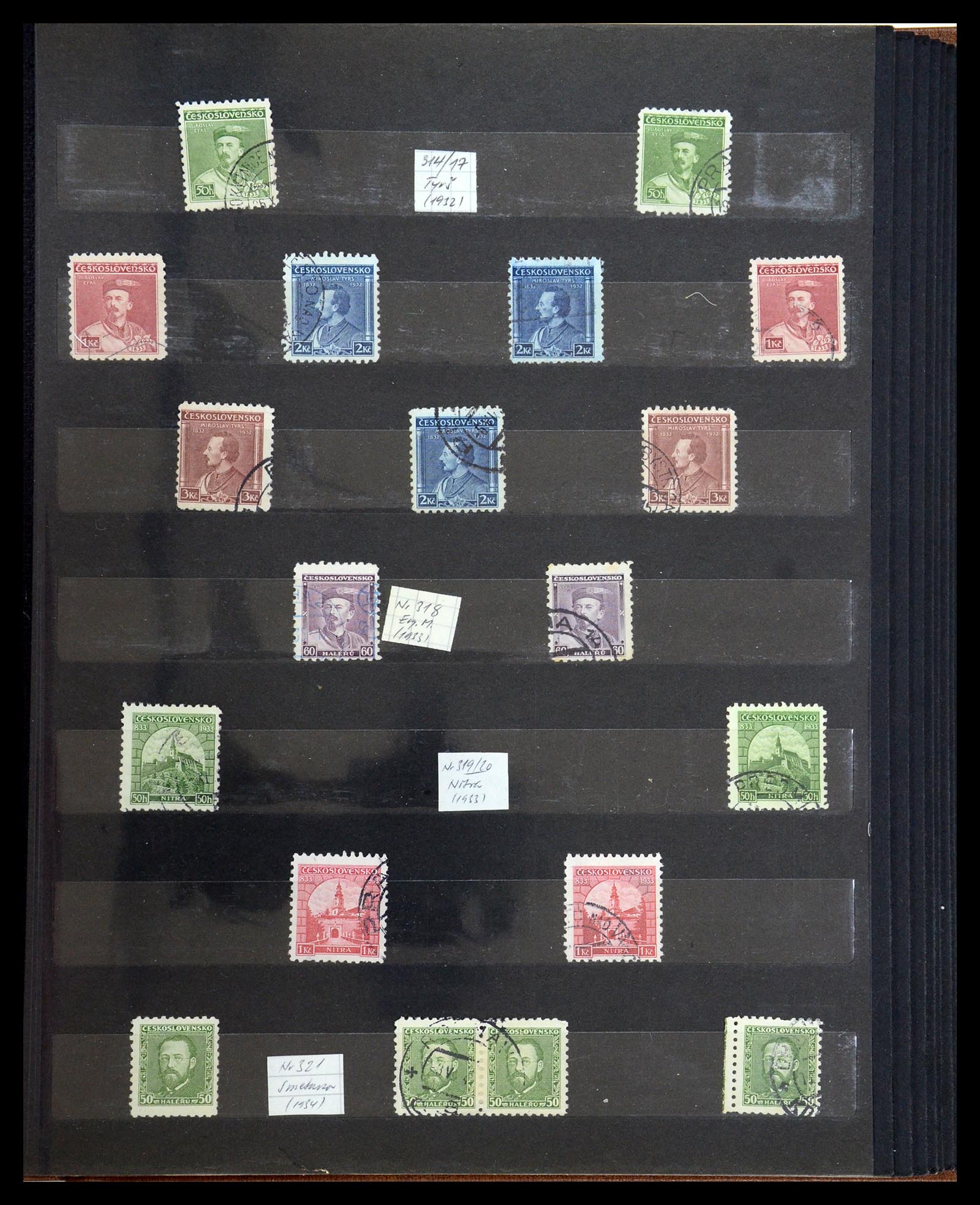 35672 024 - Postzegelverzameling 35672 Tsjechoslowakije 1918-1970.