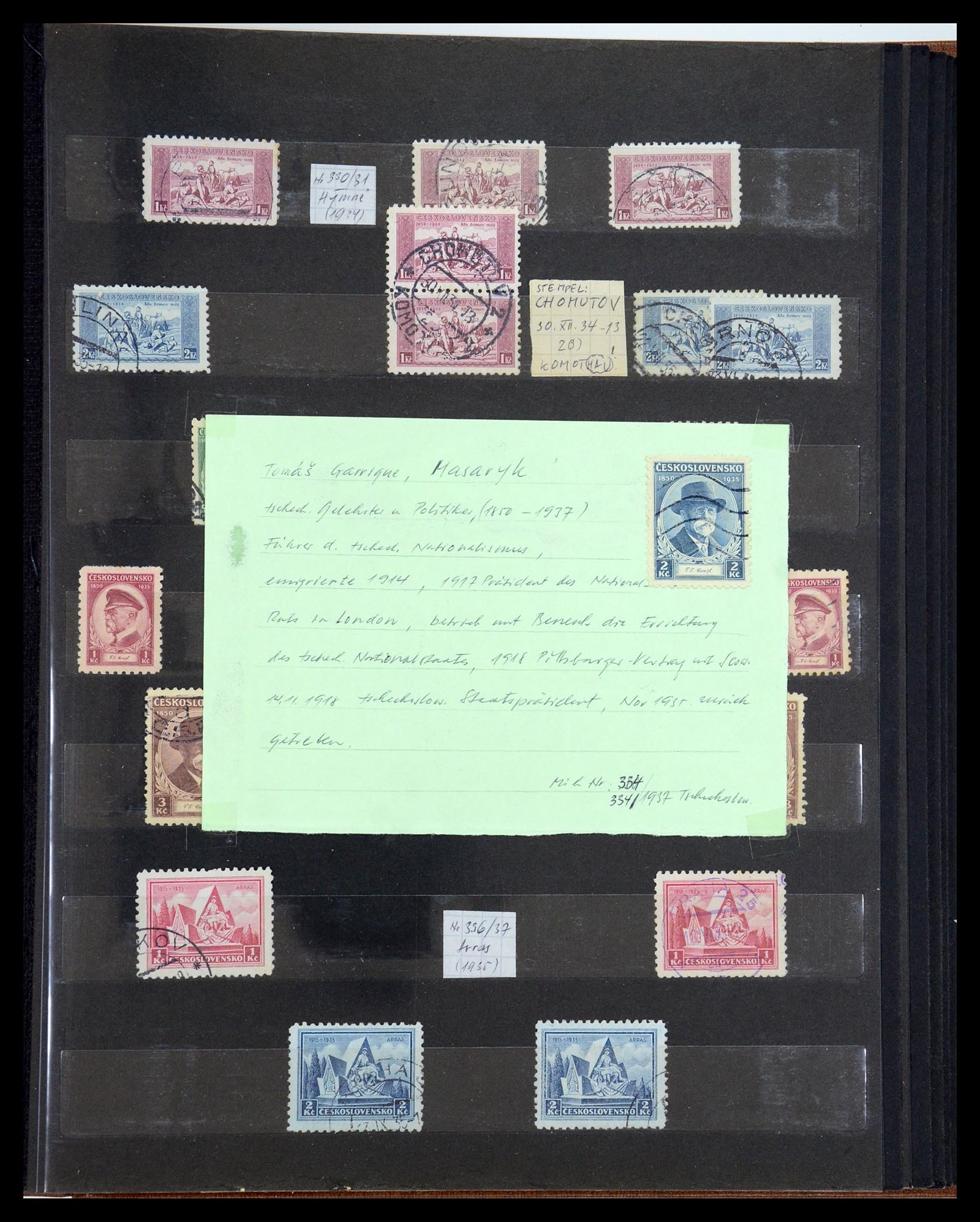35672 026 - Postzegelverzameling 35672 Tsjechoslowakije 1918-1970.