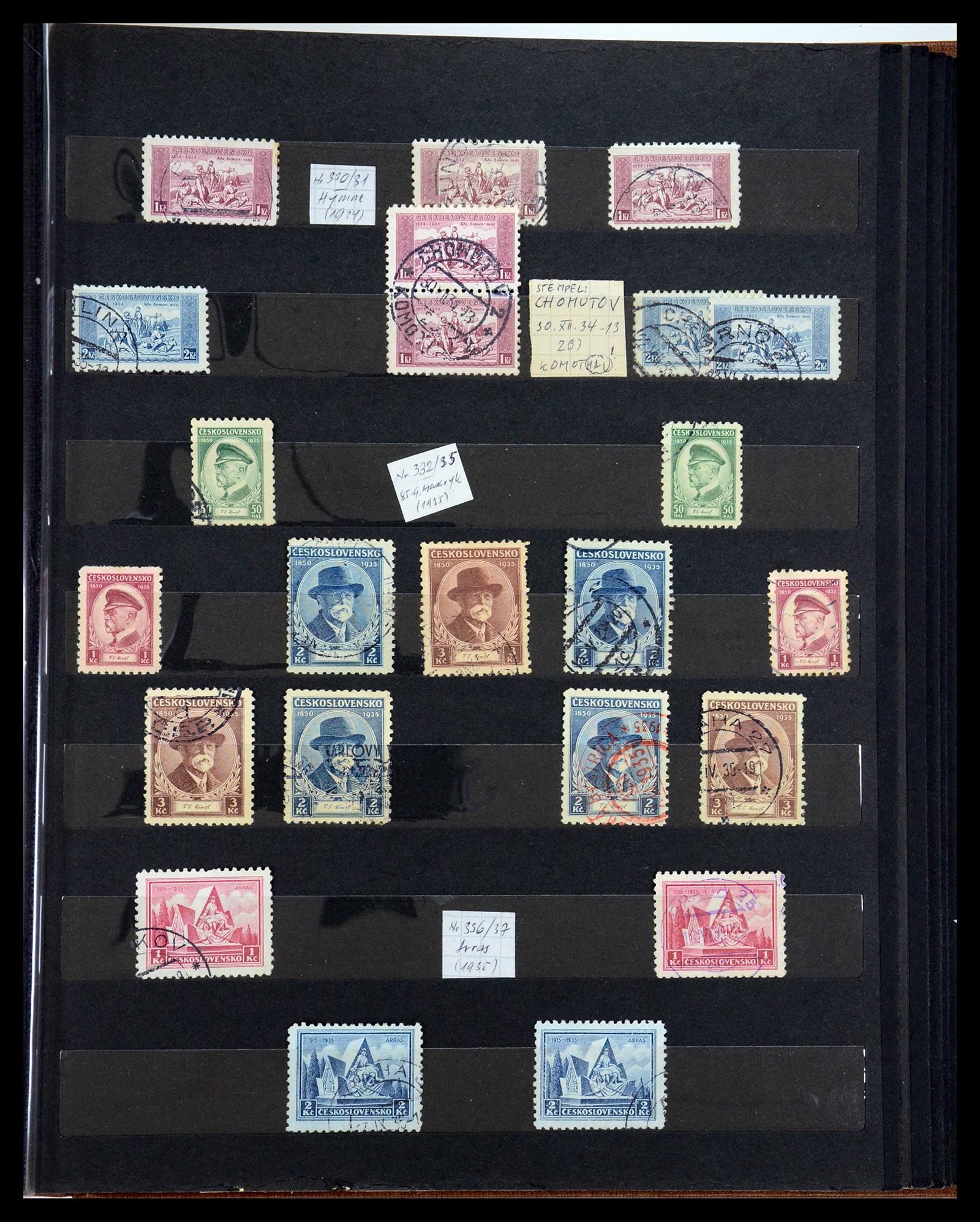35672 027 - Postzegelverzameling 35672 Tsjechoslowakije 1918-1970.