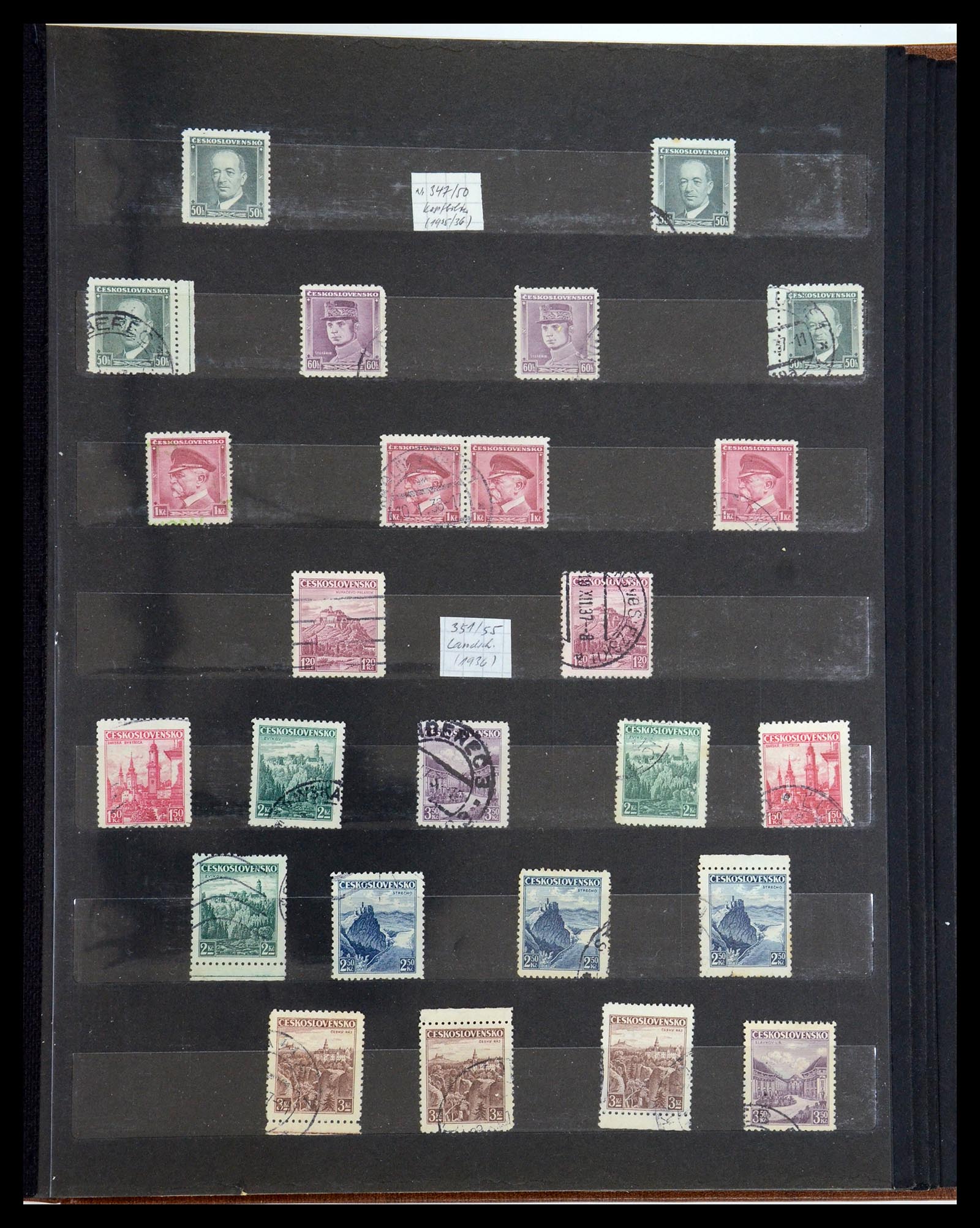35672 029 - Postzegelverzameling 35672 Tsjechoslowakije 1918-1970.