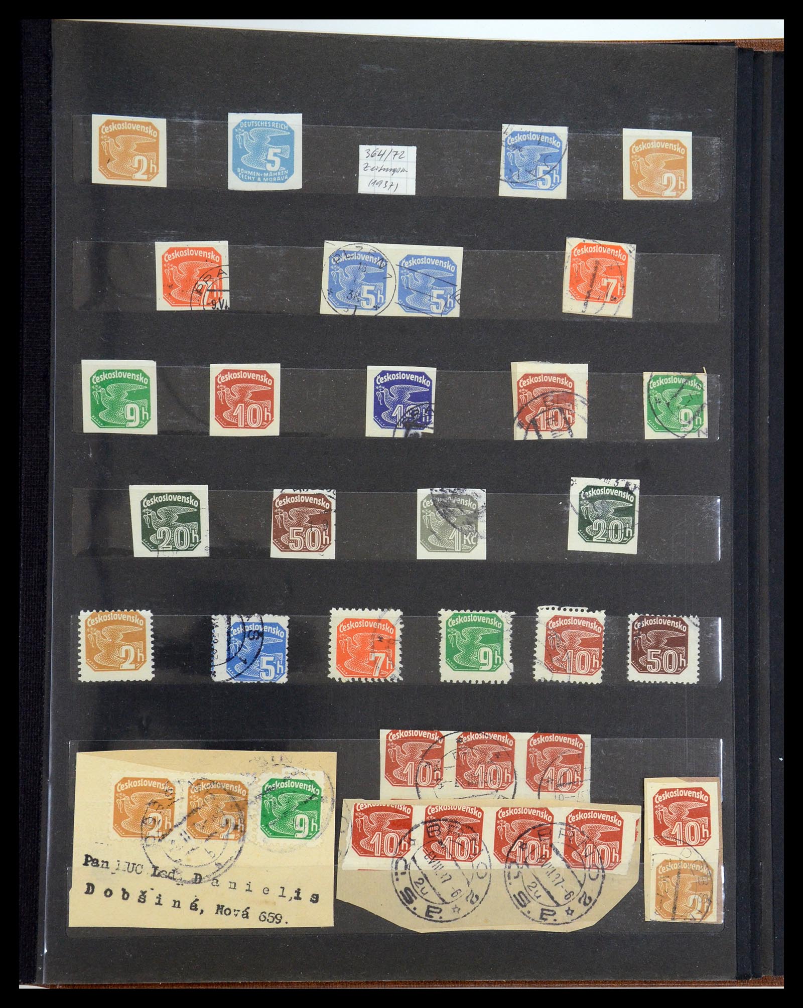 35672 031 - Postzegelverzameling 35672 Tsjechoslowakije 1918-1970.