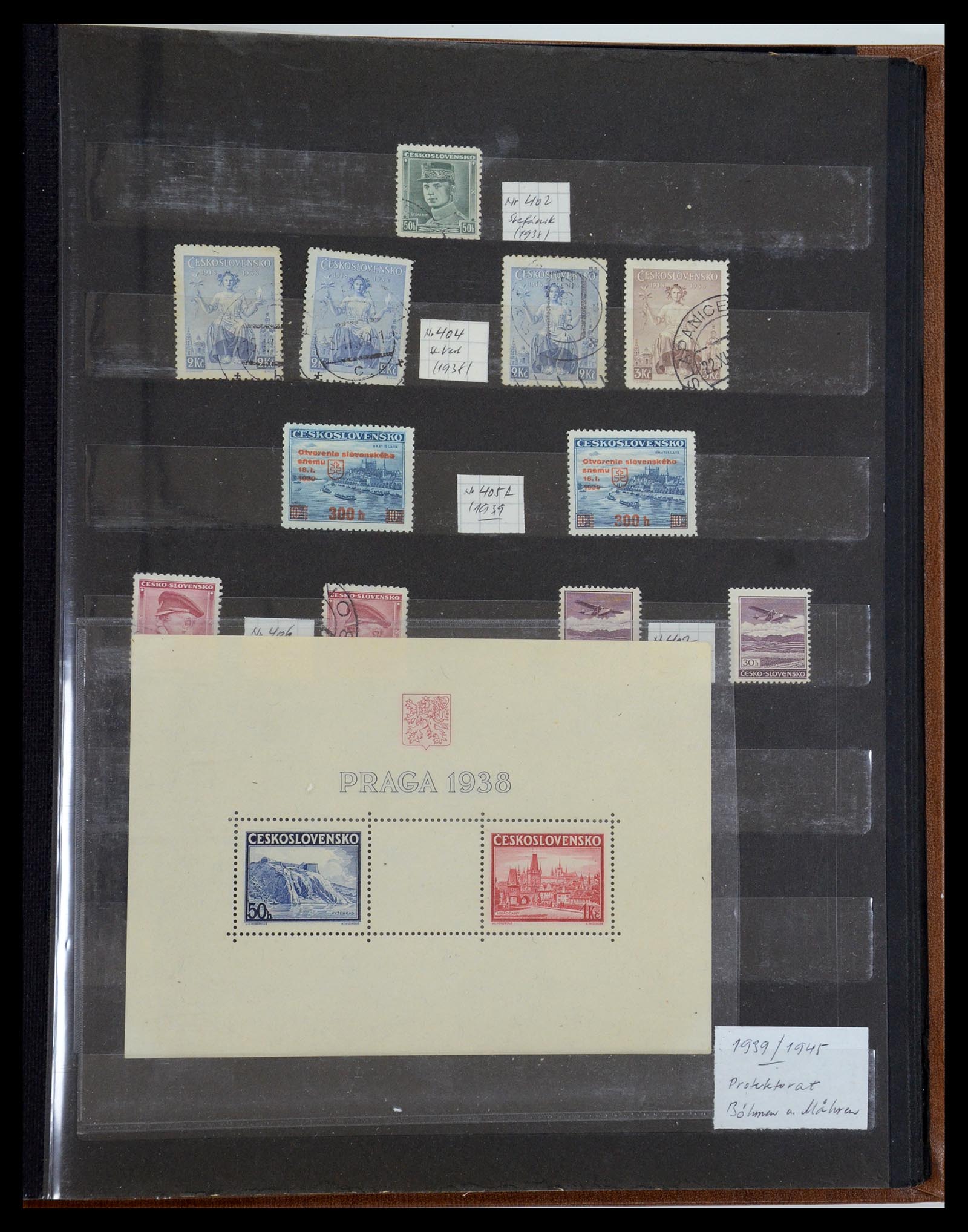 35672 035 - Postzegelverzameling 35672 Tsjechoslowakije 1918-1970.