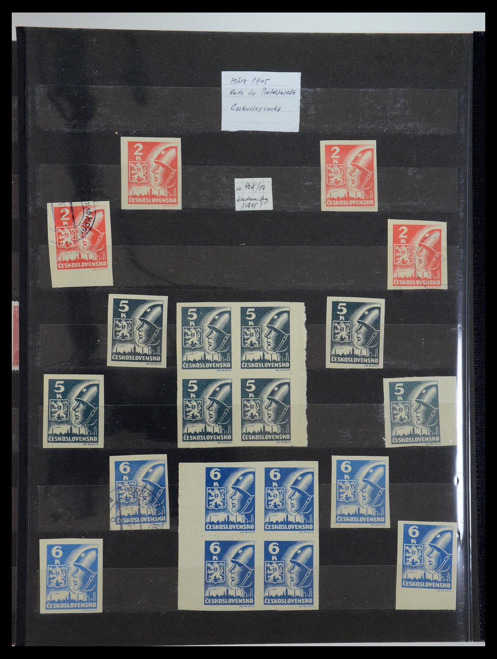35672 036 - Postzegelverzameling 35672 Tsjechoslowakije 1918-1970.