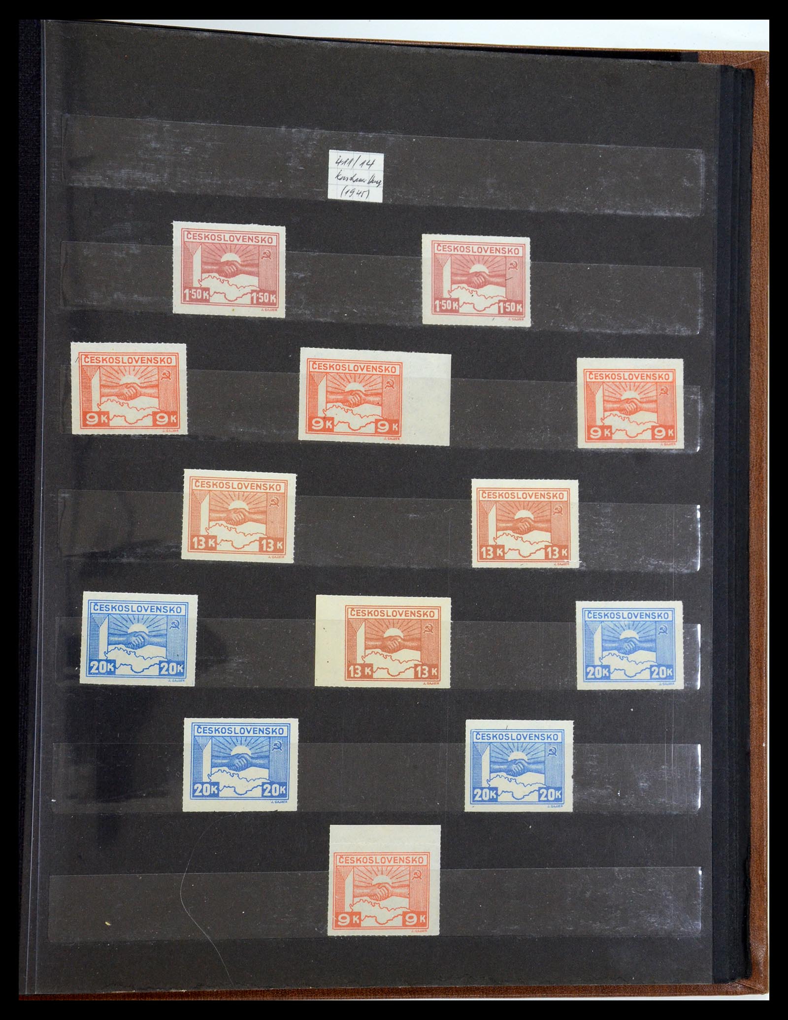 35672 037 - Postzegelverzameling 35672 Tsjechoslowakije 1918-1970.