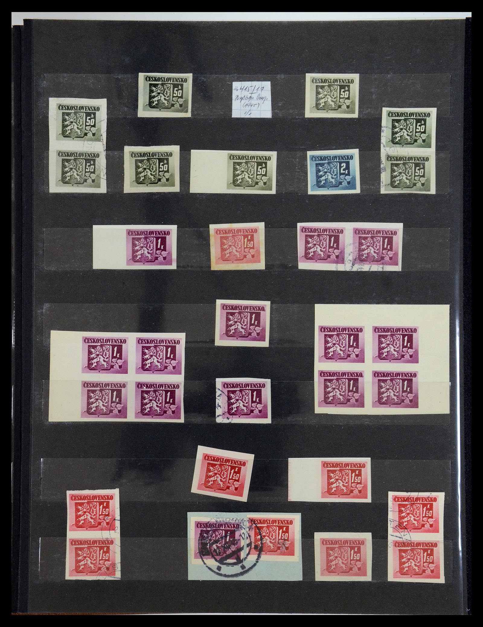 35672 038 - Postzegelverzameling 35672 Tsjechoslowakije 1918-1970.