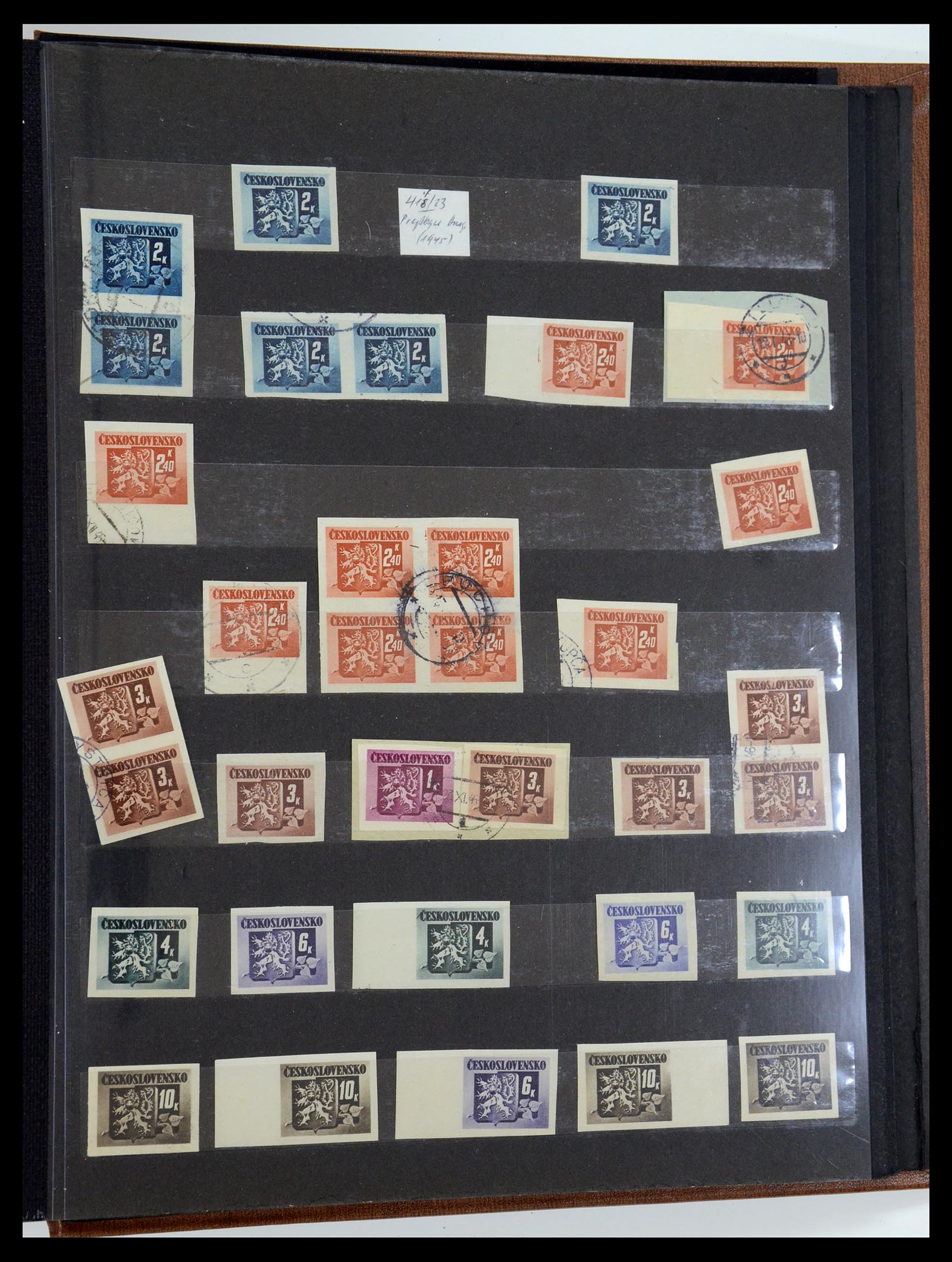 35672 039 - Postzegelverzameling 35672 Tsjechoslowakije 1918-1970.