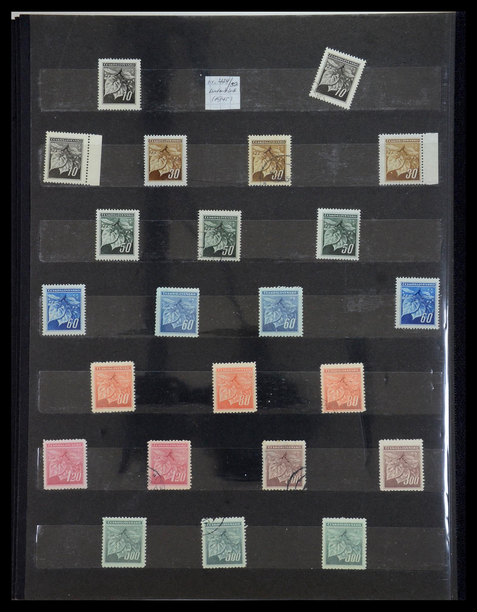 35672 040 - Postzegelverzameling 35672 Tsjechoslowakije 1918-1970.