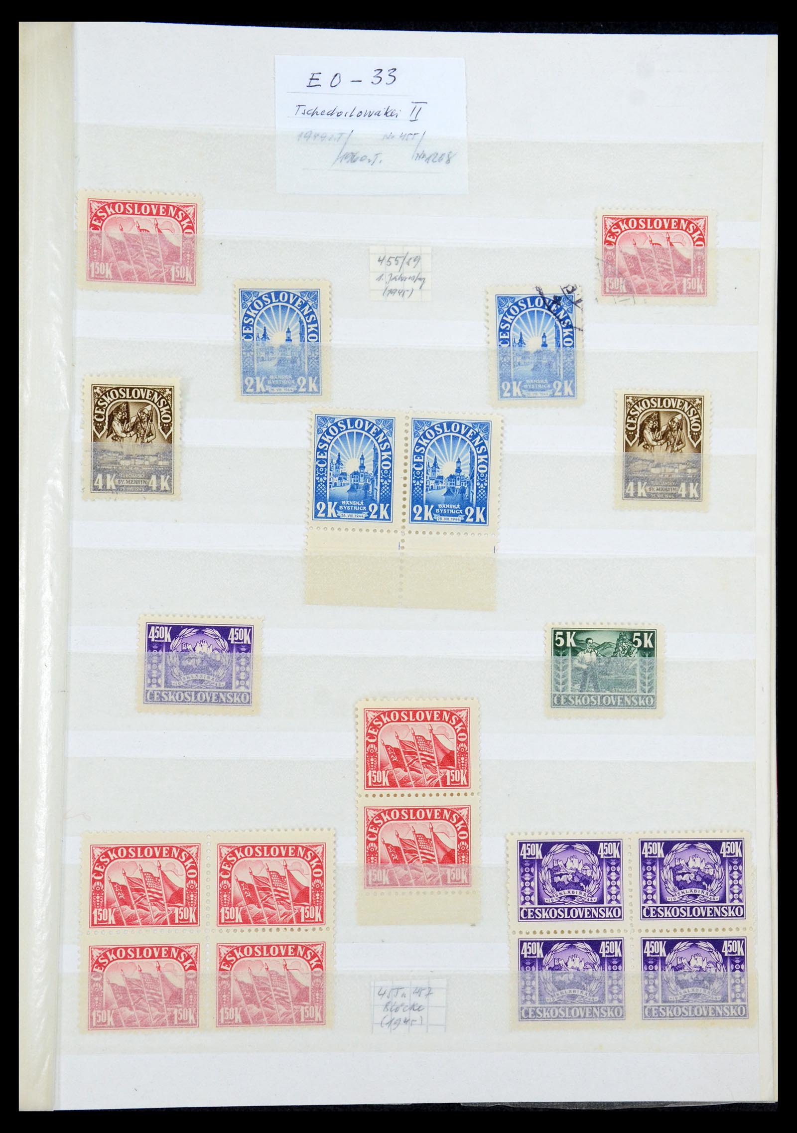 35672 044 - Postzegelverzameling 35672 Tsjechoslowakije 1918-1970.