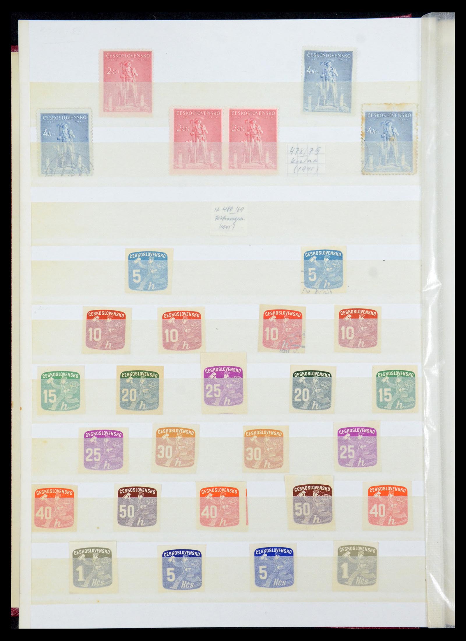 35672 049 - Postzegelverzameling 35672 Tsjechoslowakije 1918-1970.