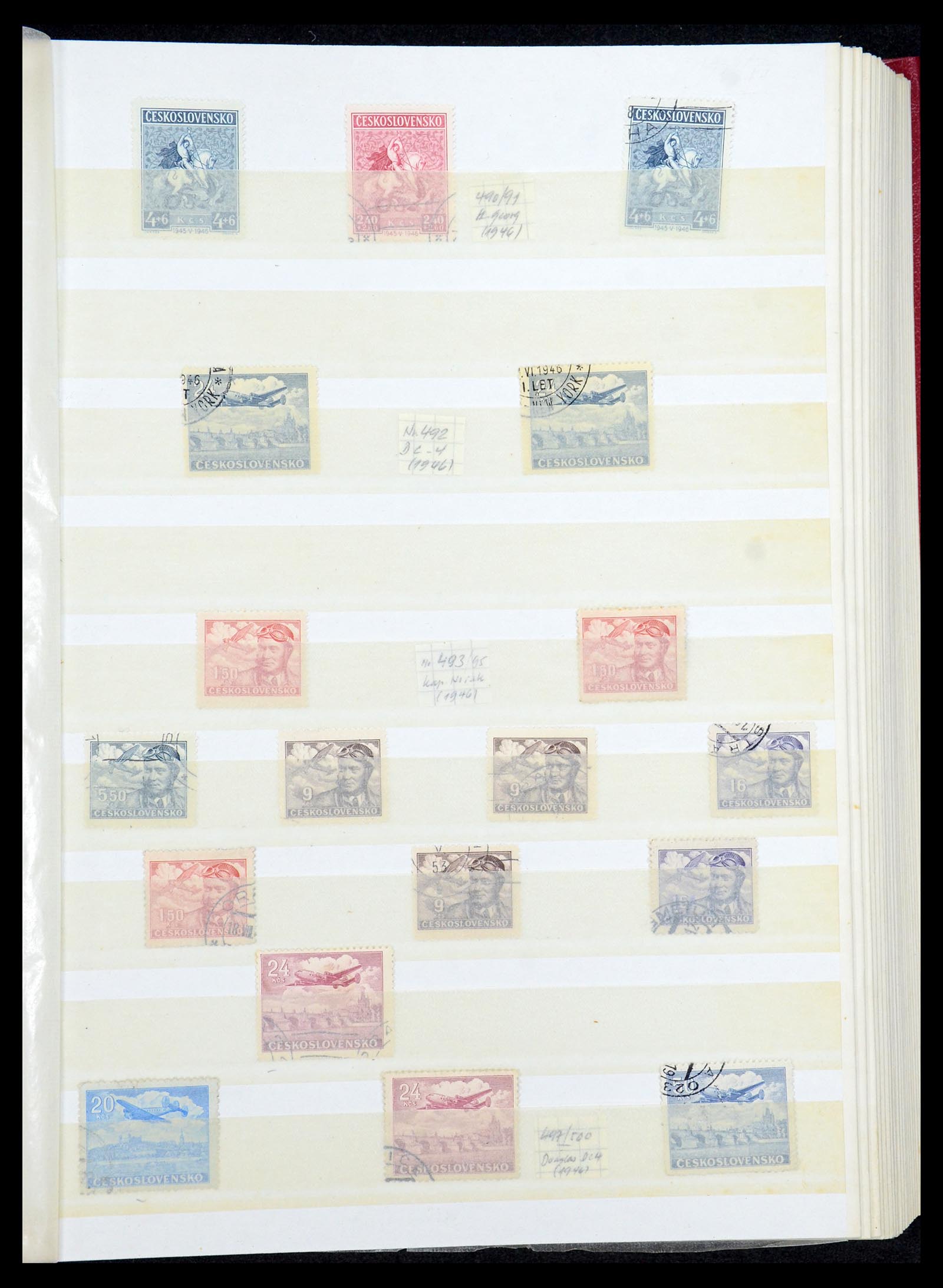 35672 050 - Postzegelverzameling 35672 Tsjechoslowakije 1918-1970.