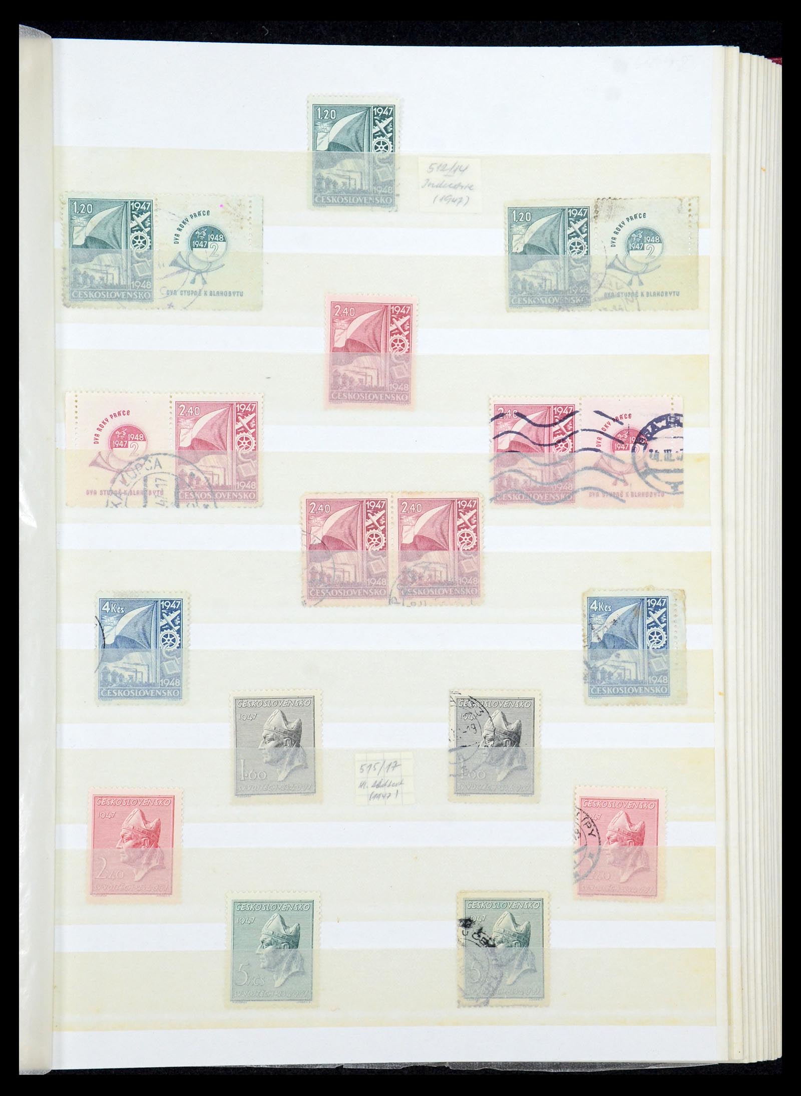 35672 052 - Postzegelverzameling 35672 Tsjechoslowakije 1918-1970.