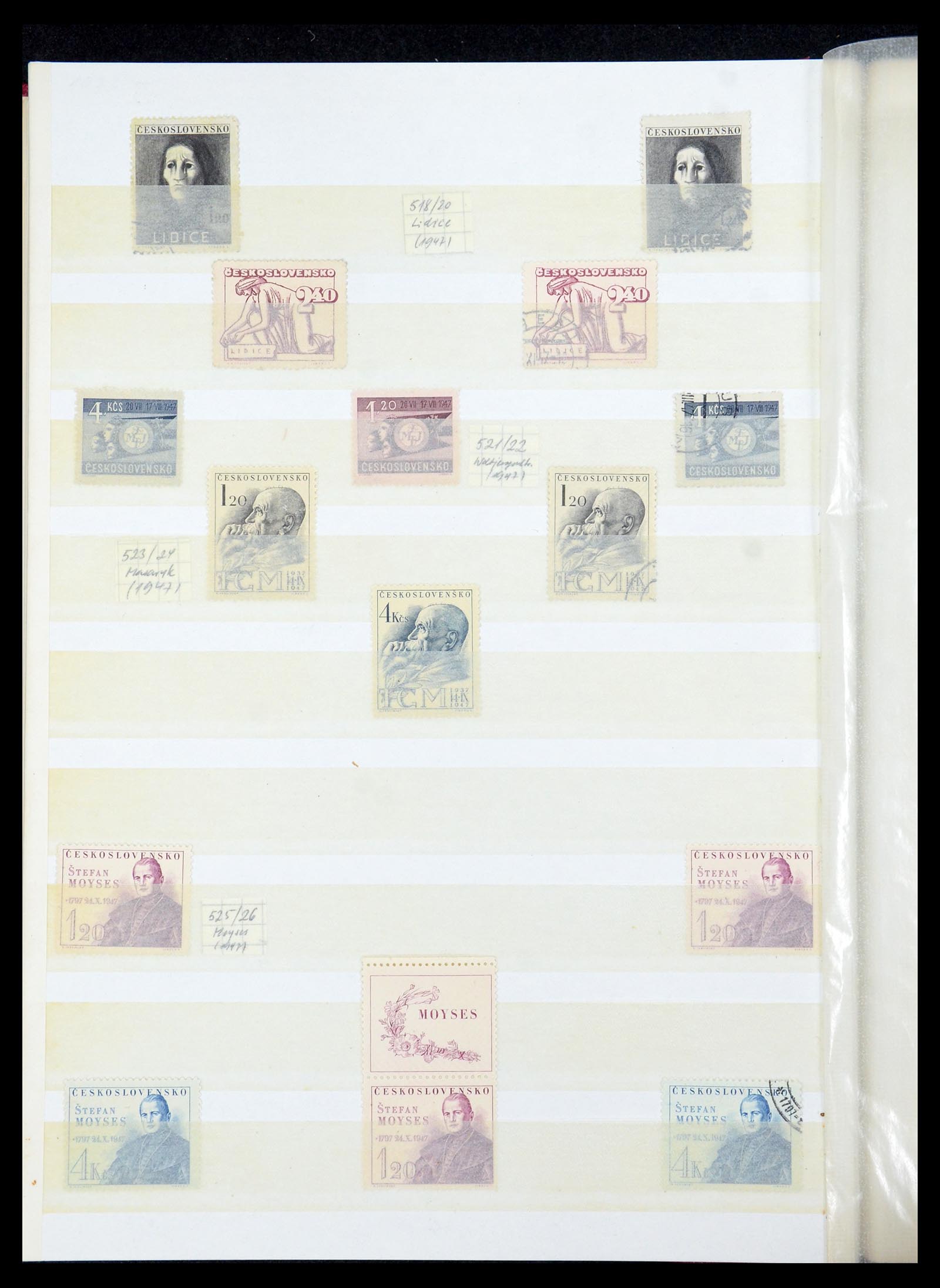 35672 053 - Postzegelverzameling 35672 Tsjechoslowakije 1918-1970.
