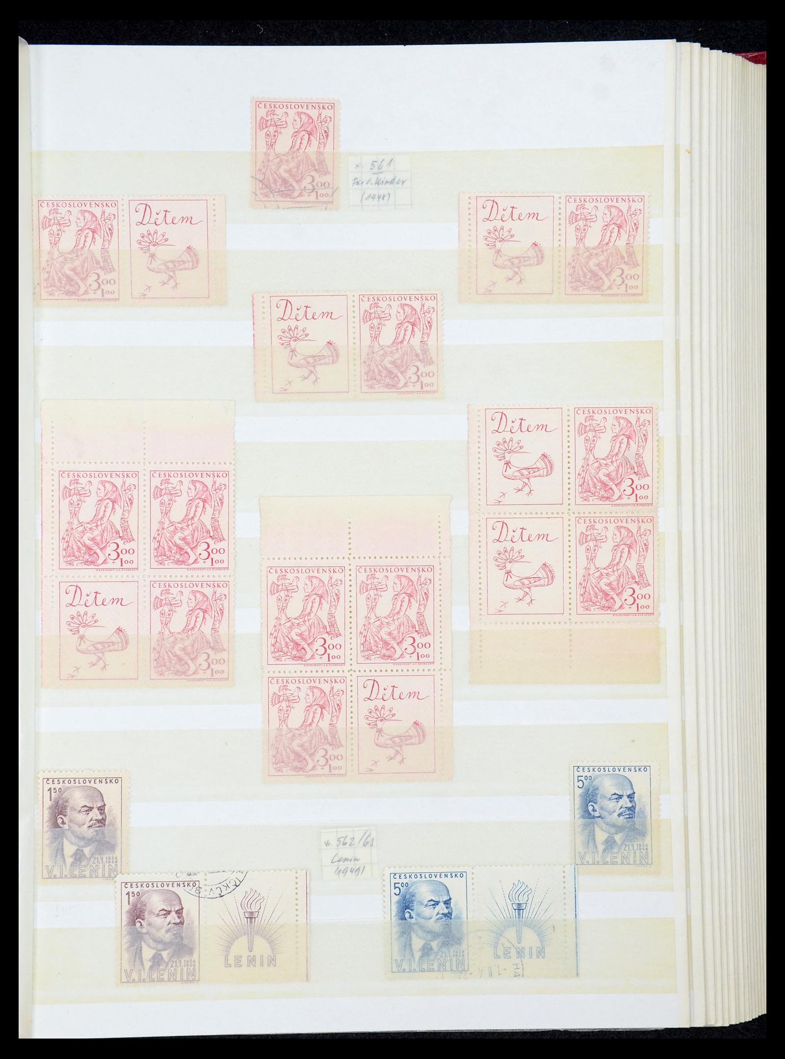 35672 060 - Postzegelverzameling 35672 Tsjechoslowakije 1918-1970.