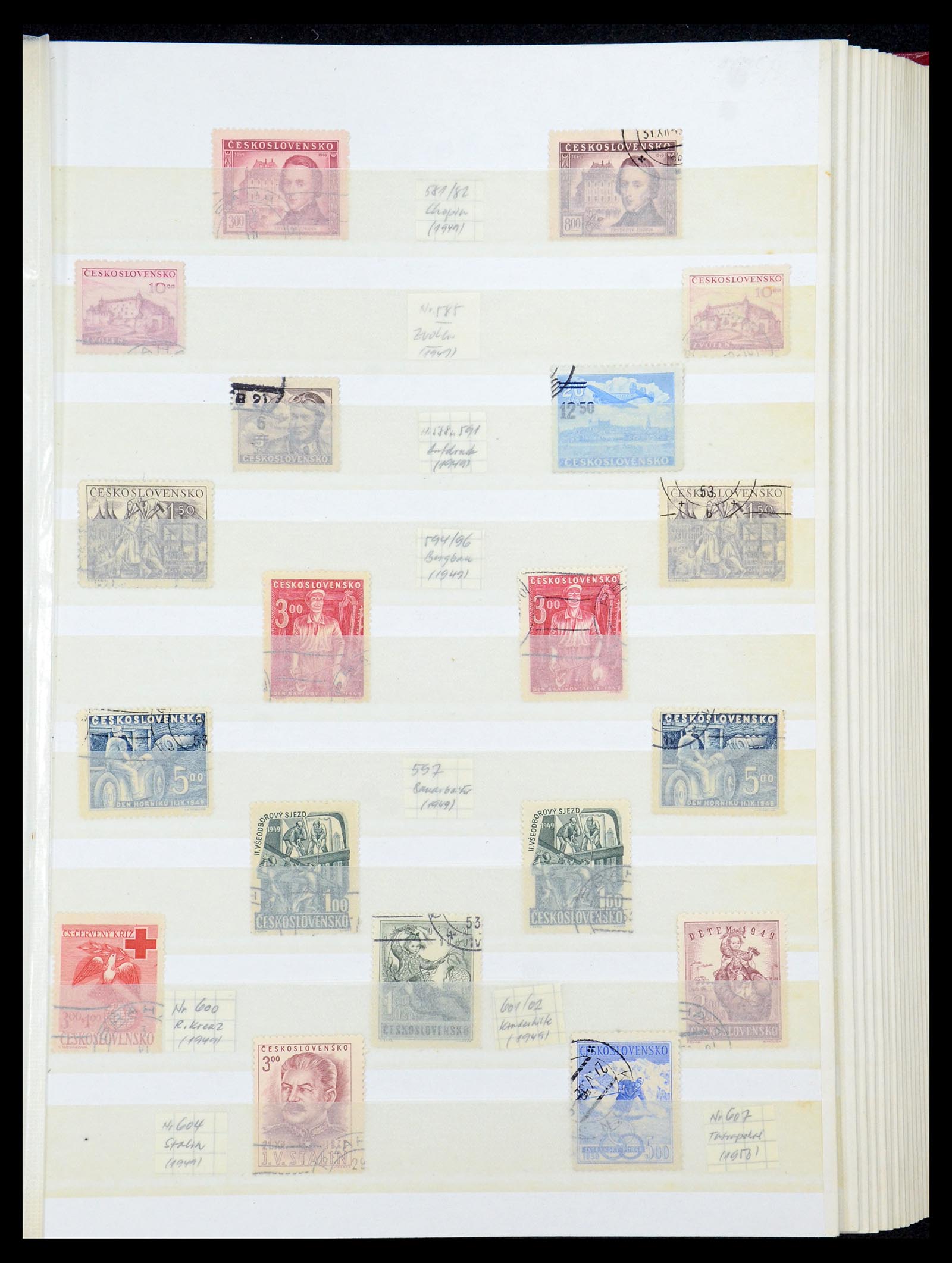 35672 062 - Postzegelverzameling 35672 Tsjechoslowakije 1918-1970.