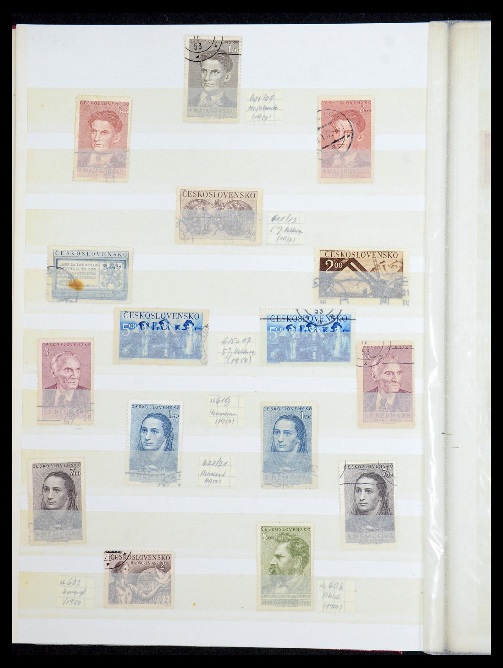 35672 063 - Postzegelverzameling 35672 Tsjechoslowakije 1918-1970.