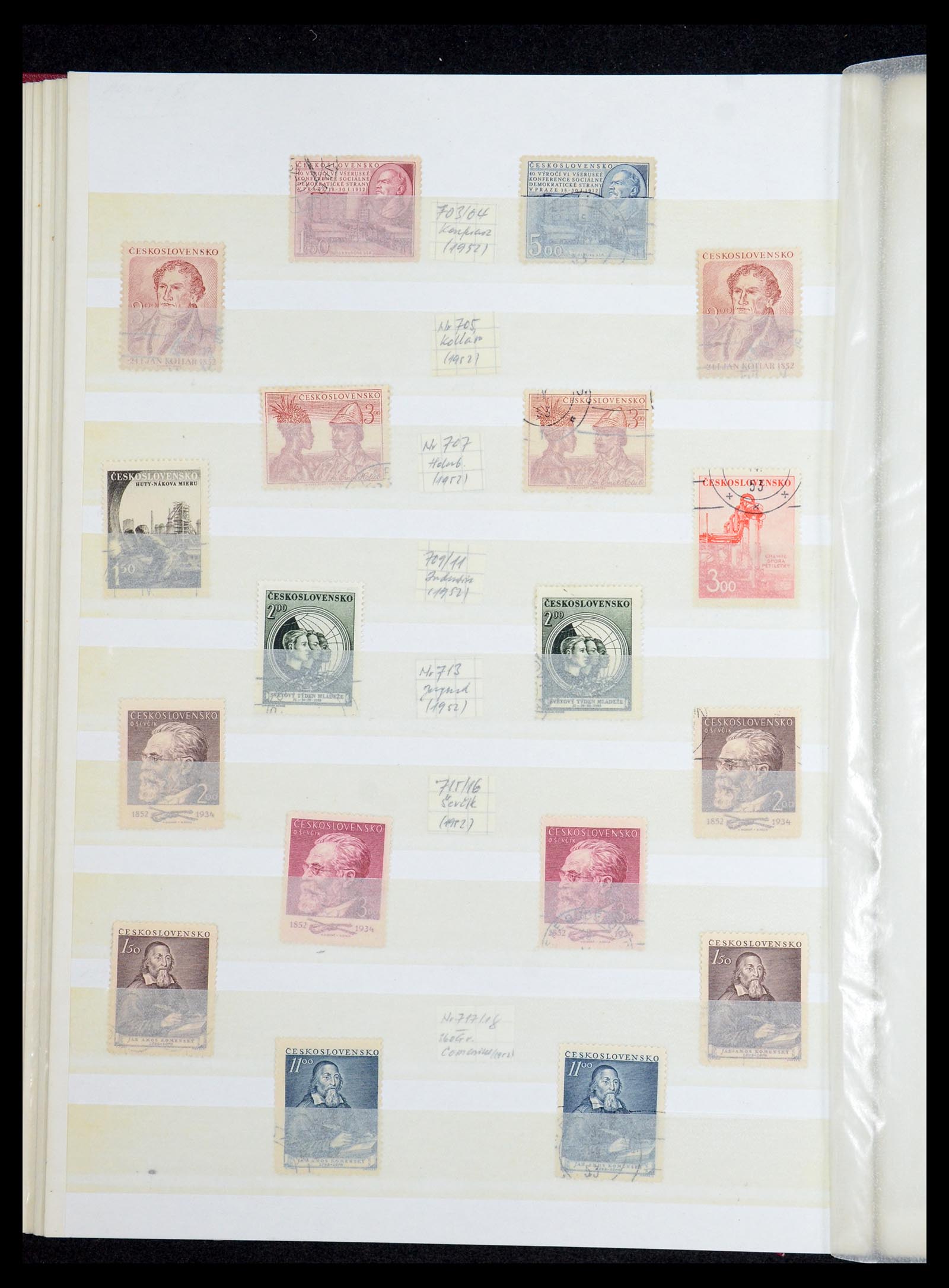 35672 067 - Postzegelverzameling 35672 Tsjechoslowakije 1918-1970.