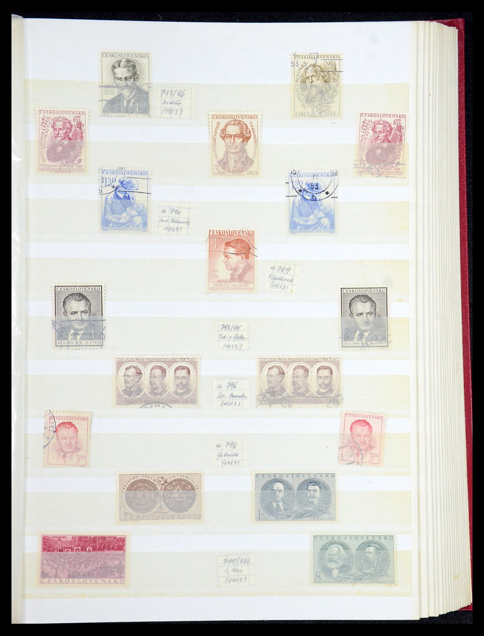 35672 072 - Postzegelverzameling 35672 Tsjechoslowakije 1918-1970.