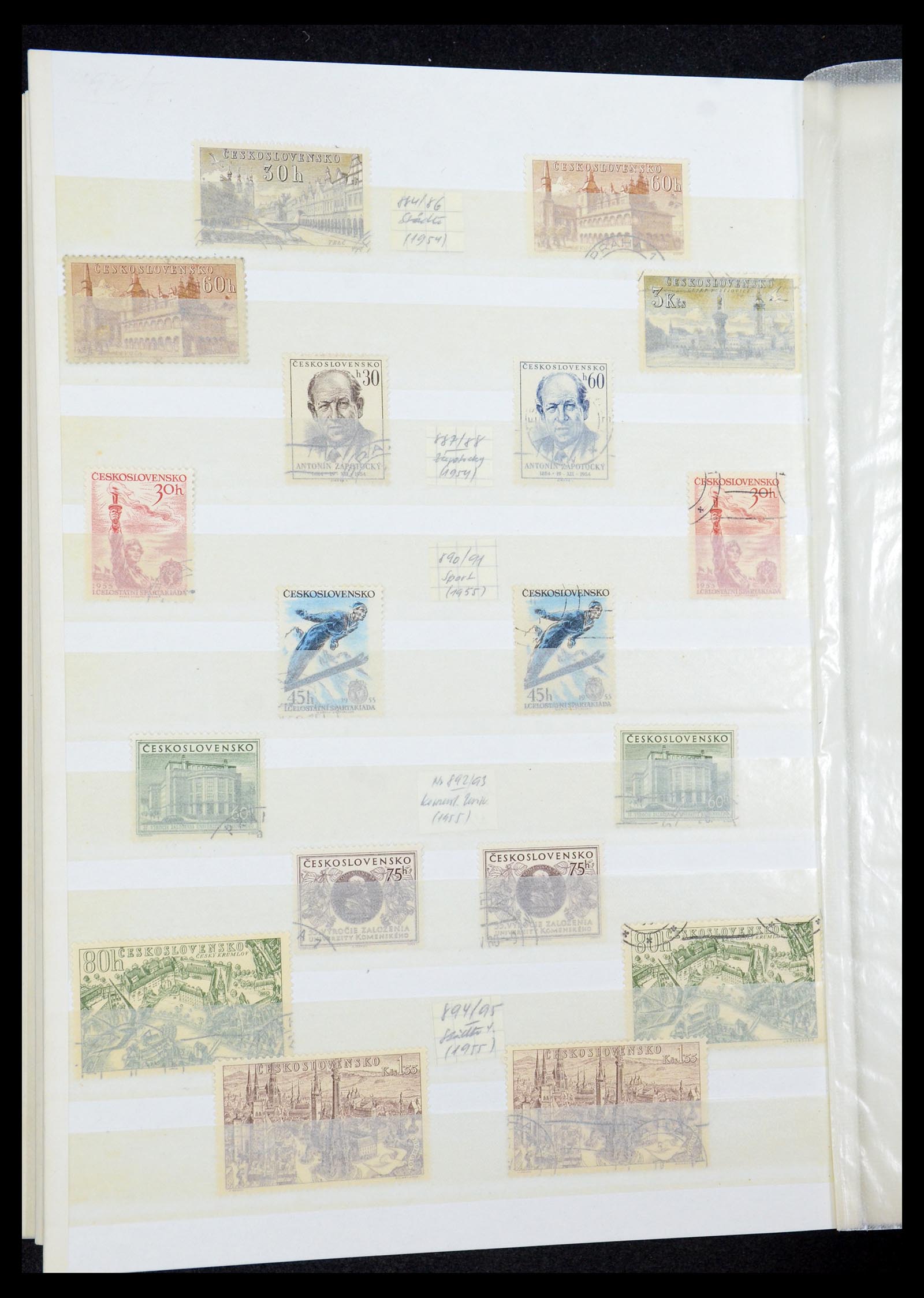 35672 079 - Postzegelverzameling 35672 Tsjechoslowakije 1918-1970.