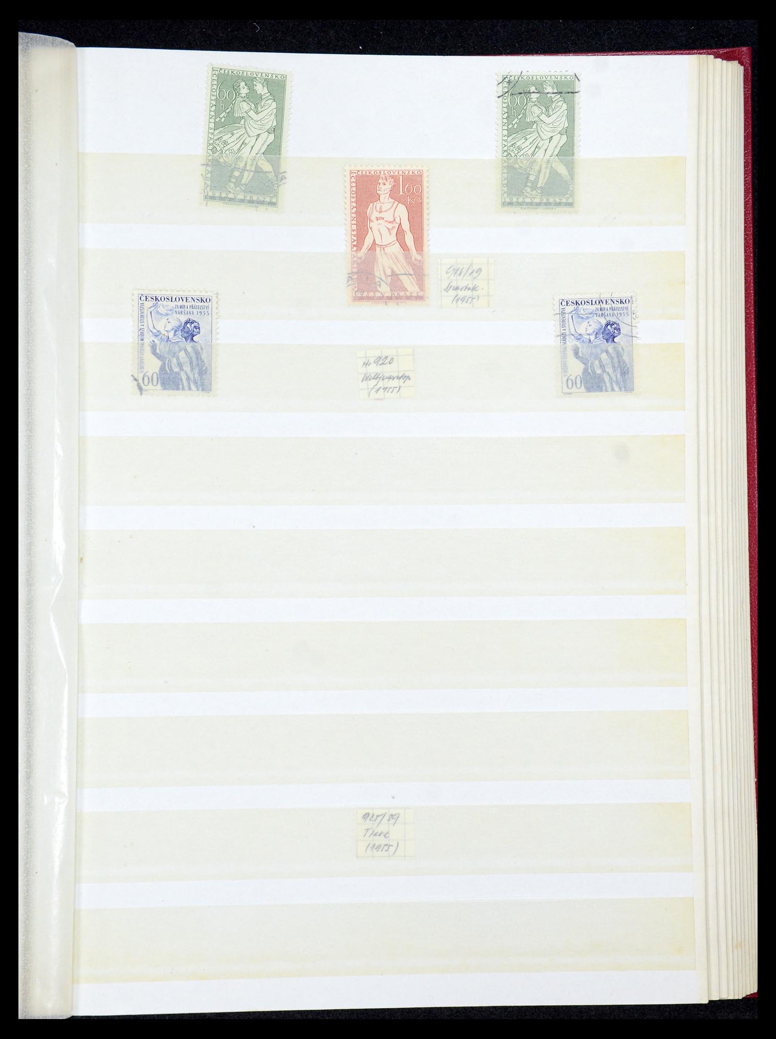 35672 082 - Postzegelverzameling 35672 Tsjechoslowakije 1918-1970.