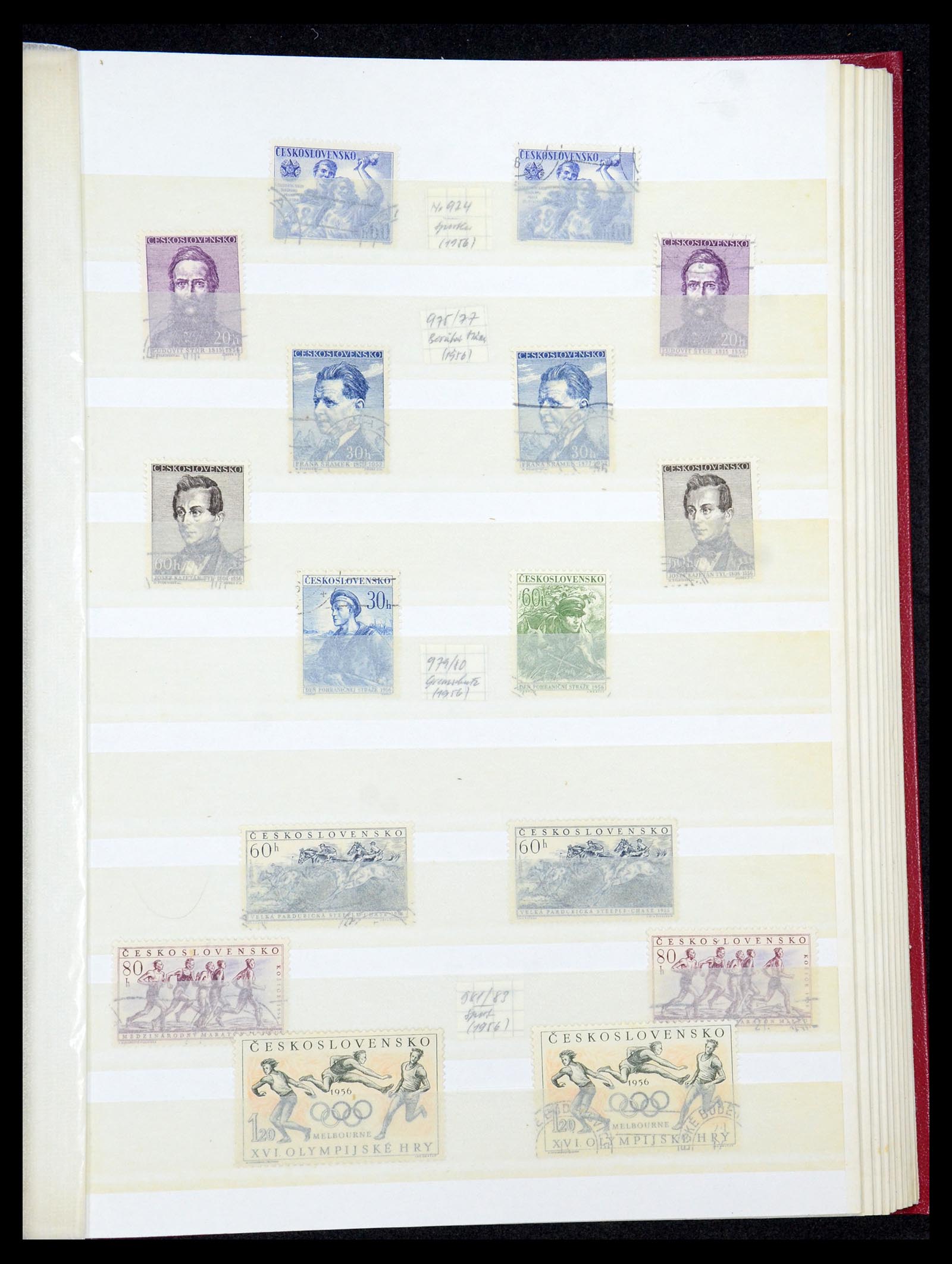35672 085 - Postzegelverzameling 35672 Tsjechoslowakije 1918-1970.