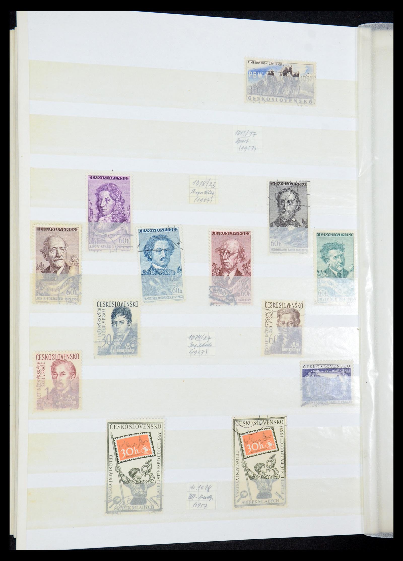 35672 089 - Postzegelverzameling 35672 Tsjechoslowakije 1918-1970.