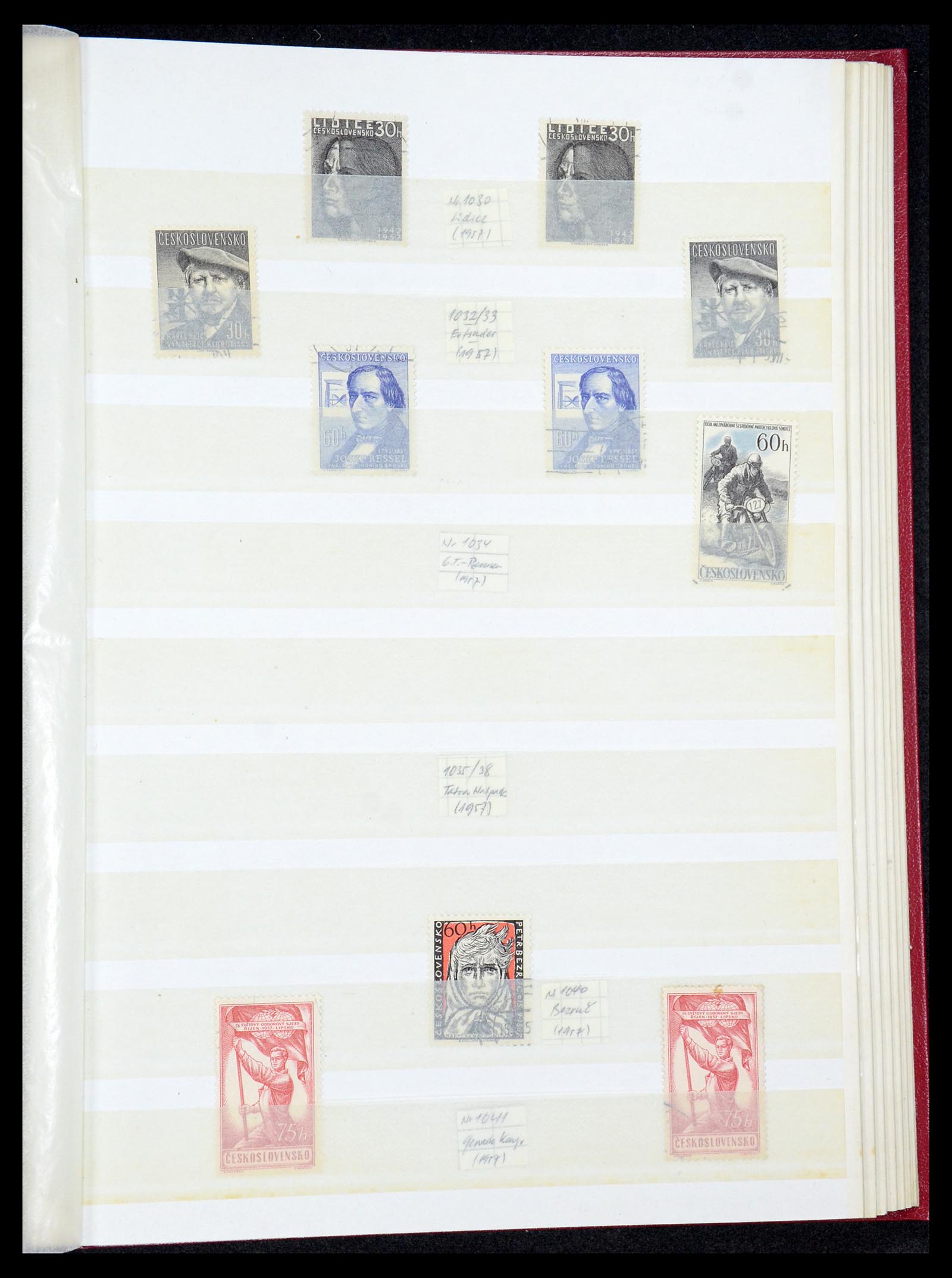 35672 090 - Postzegelverzameling 35672 Tsjechoslowakije 1918-1970.