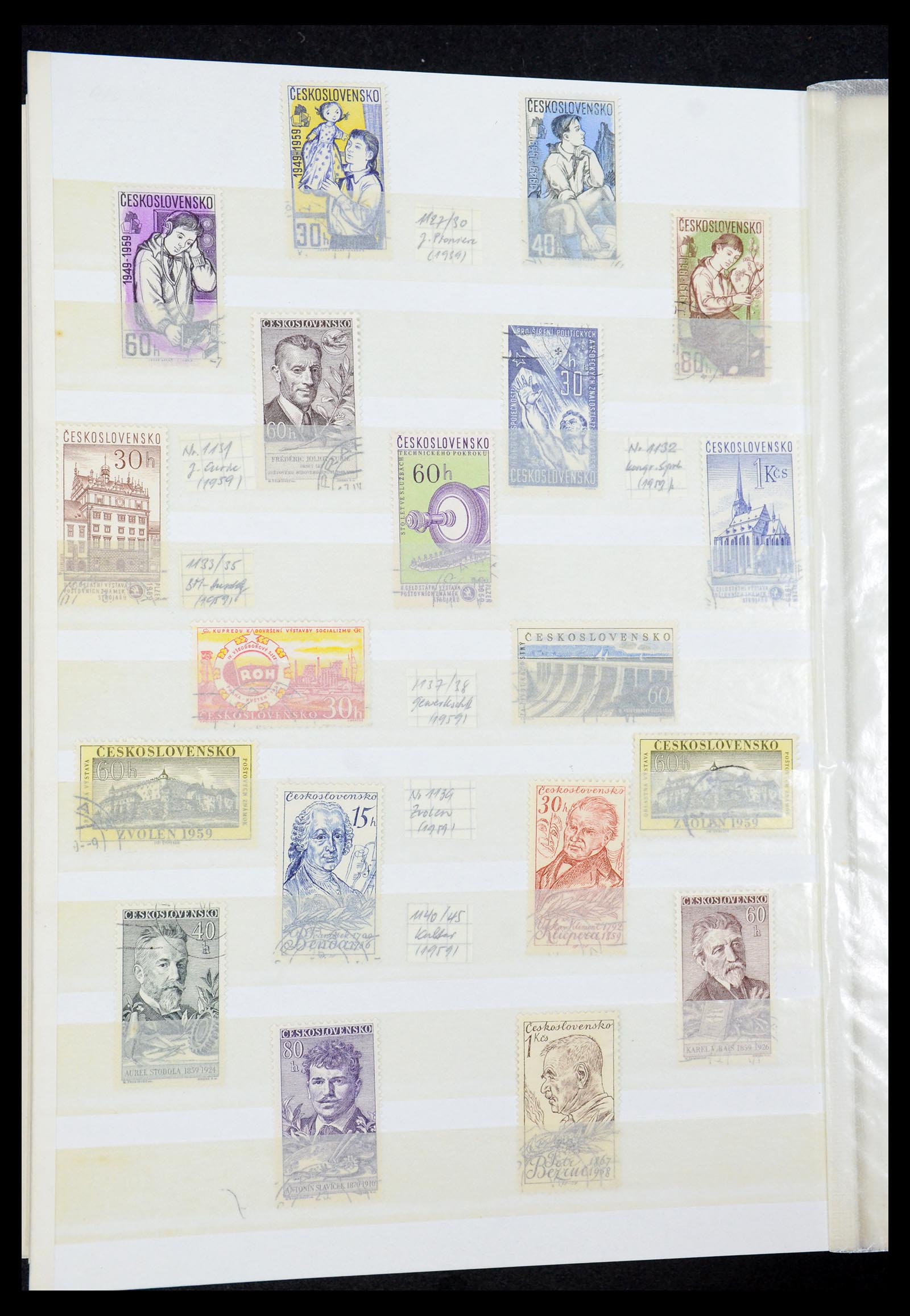 35672 097 - Postzegelverzameling 35672 Tsjechoslowakije 1918-1970.