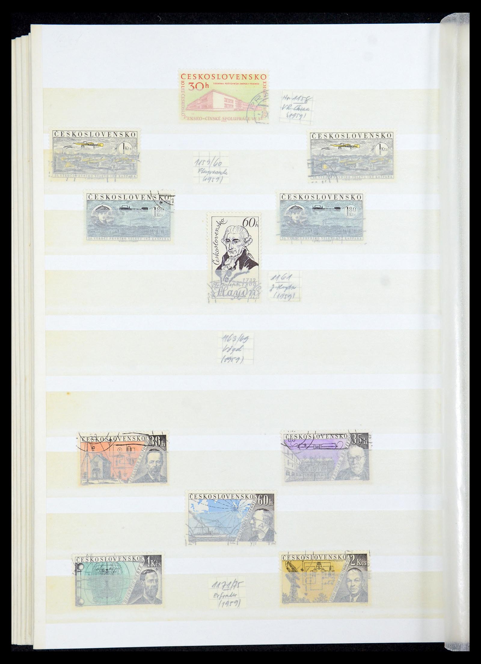 35672 099 - Postzegelverzameling 35672 Tsjechoslowakije 1918-1970.