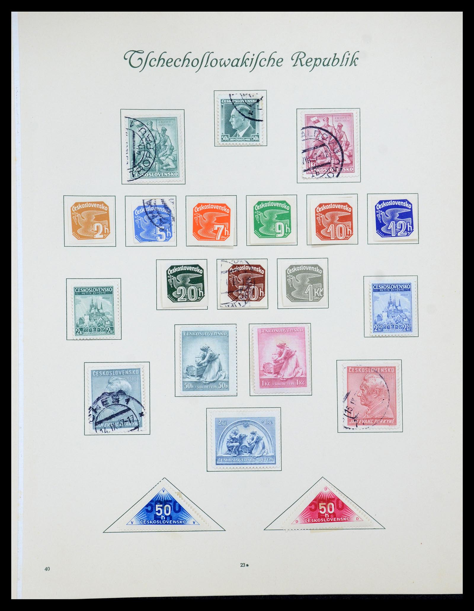35672 220 - Stamp Collection 35672 Czechoslovakia 1918-1970.