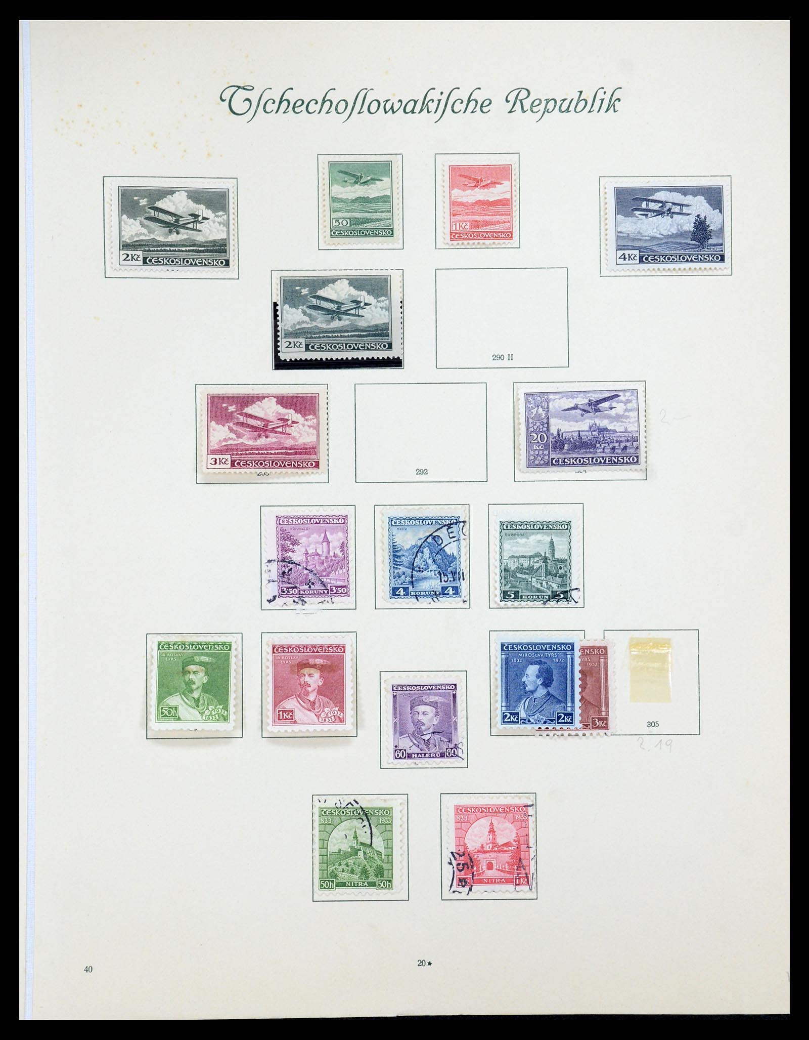 35672 223 - Postzegelverzameling 35672 Tsjechoslowakije 1918-1970.