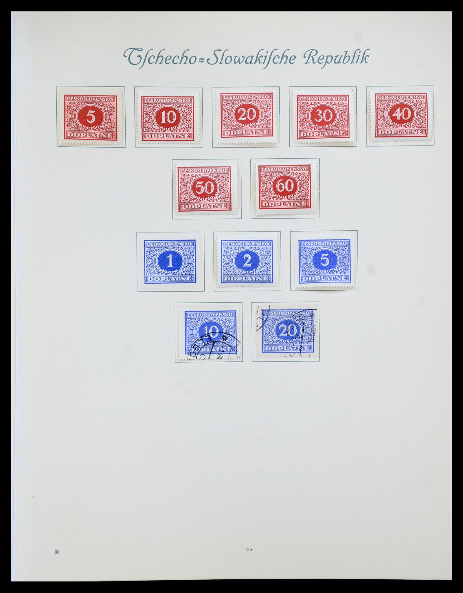 35672 225 - Postzegelverzameling 35672 Tsjechoslowakije 1918-1970.