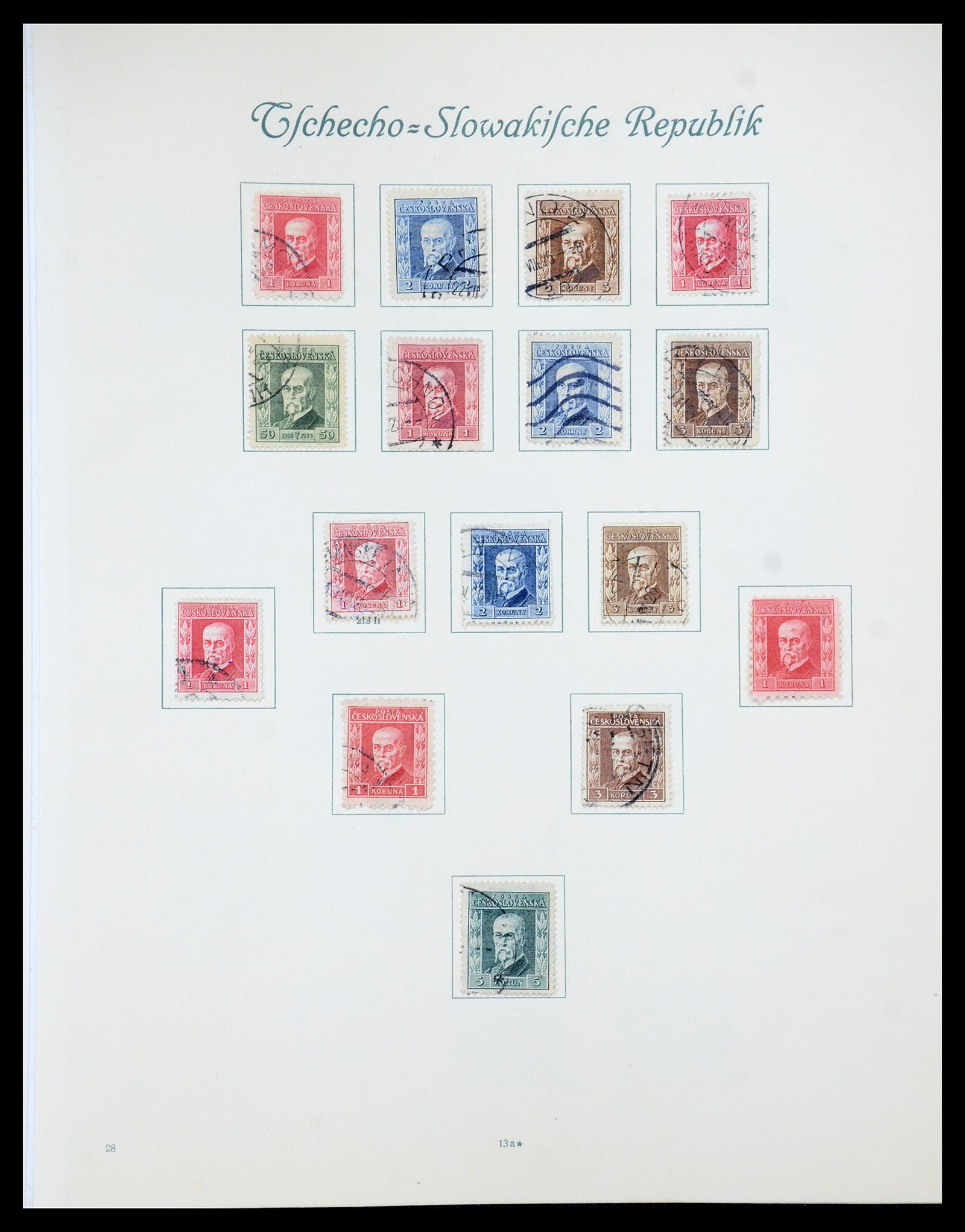 35672 230 - Postzegelverzameling 35672 Tsjechoslowakije 1918-1970.