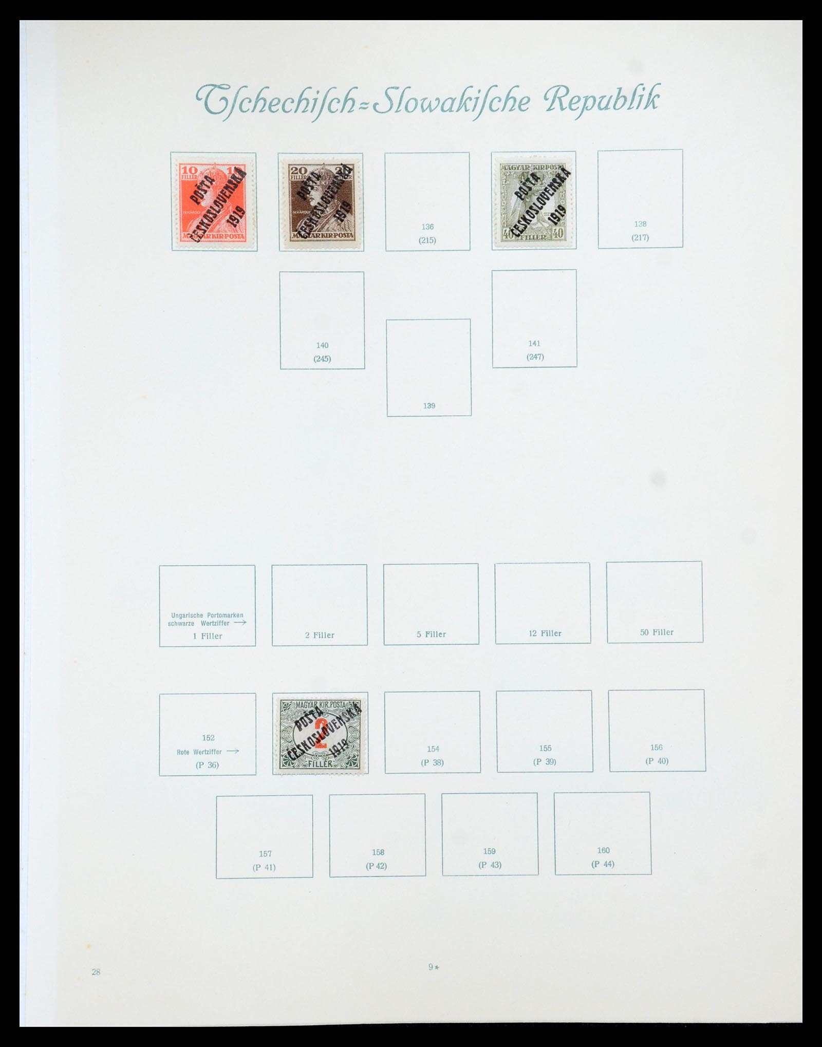 35672 235 - Postzegelverzameling 35672 Tsjechoslowakije 1918-1970.