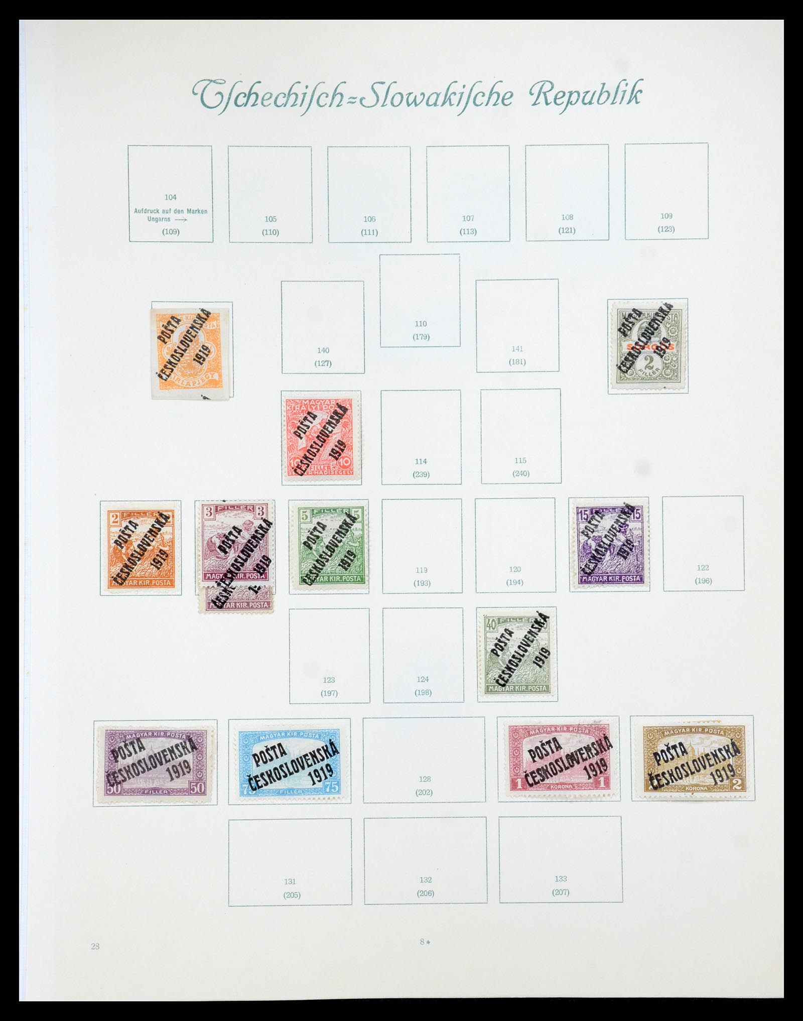 35672 236 - Postzegelverzameling 35672 Tsjechoslowakije 1918-1970.