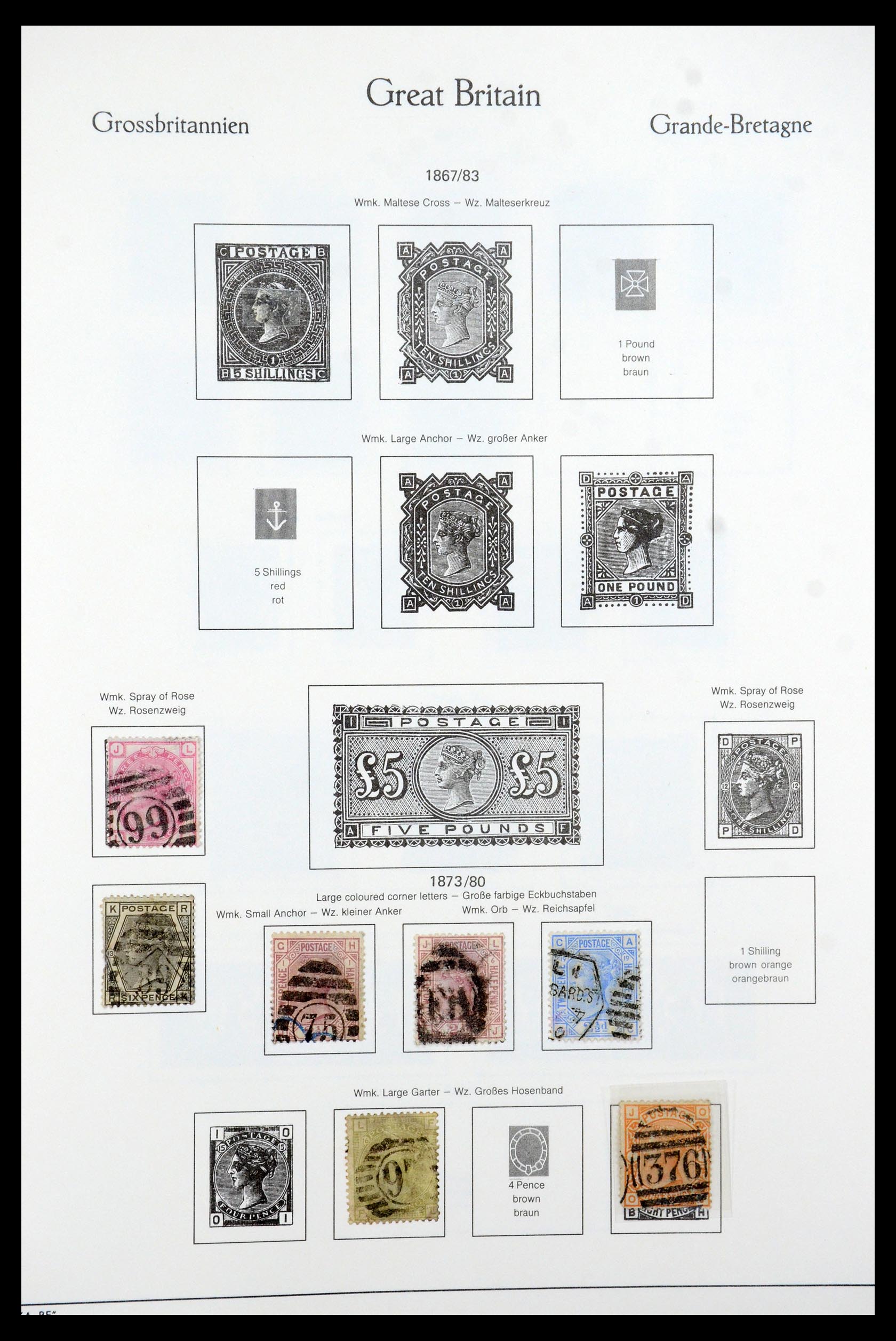 35674 003 - Postzegelverzameling 35674 Engeland 1840-2003.