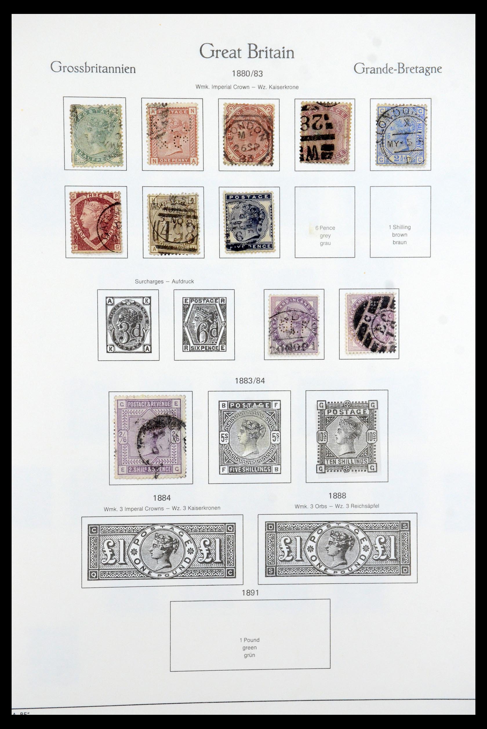 35674 004 - Postzegelverzameling 35674 Engeland 1840-2003.
