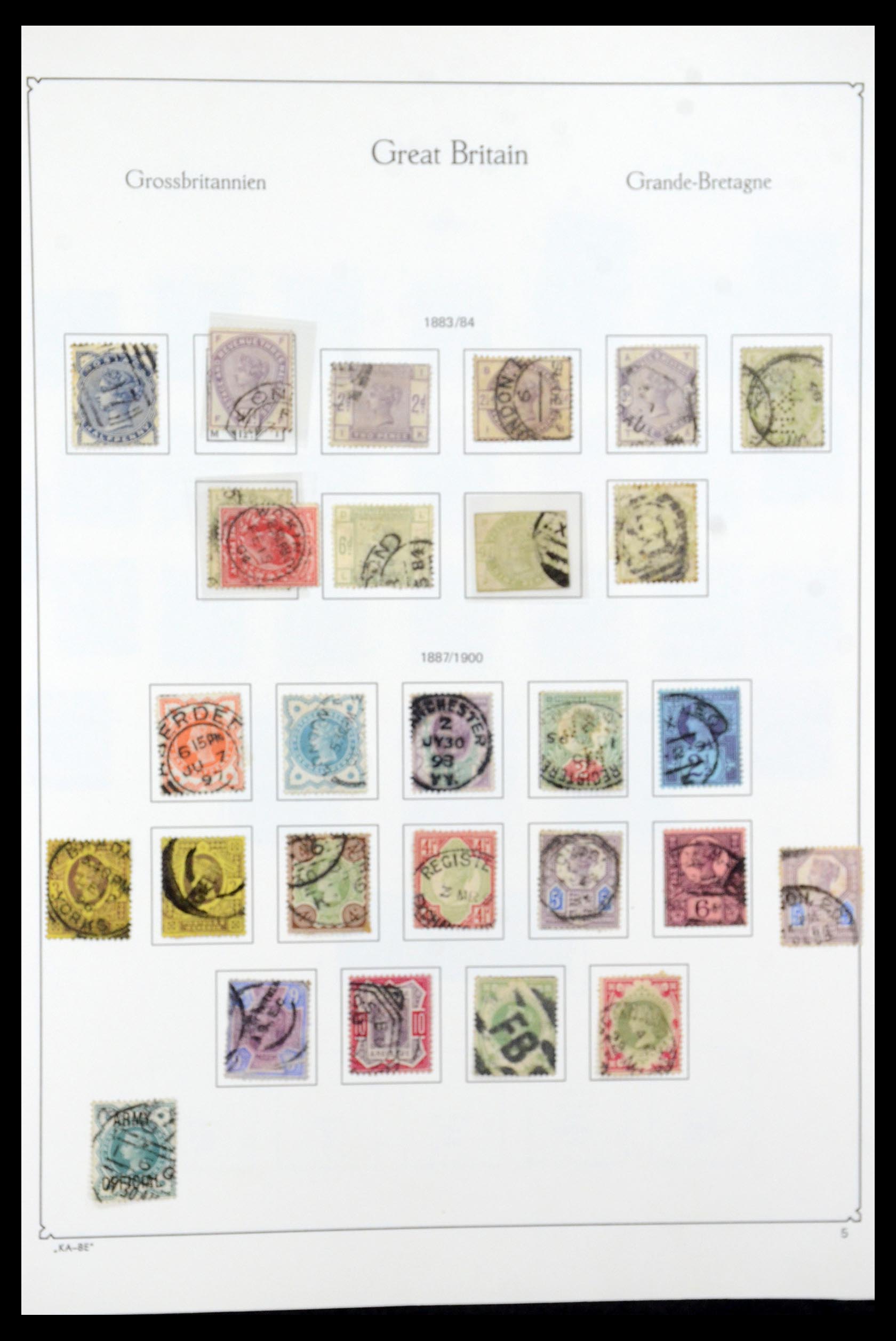 35674 005 - Postzegelverzameling 35674 Engeland 1840-2003.