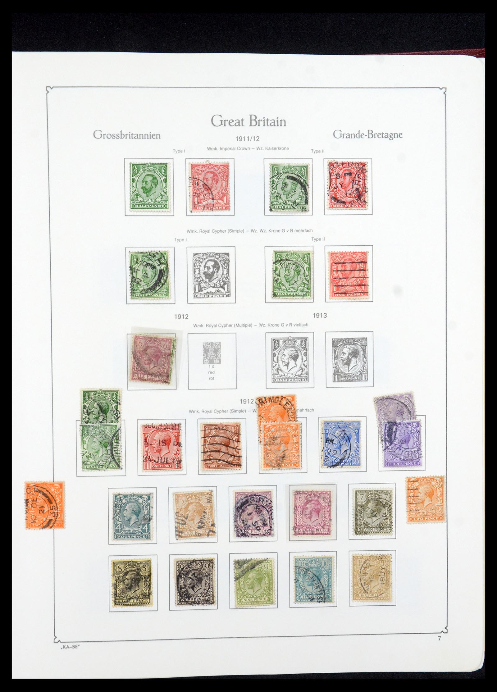 35674 007 - Postzegelverzameling 35674 Engeland 1840-2003.