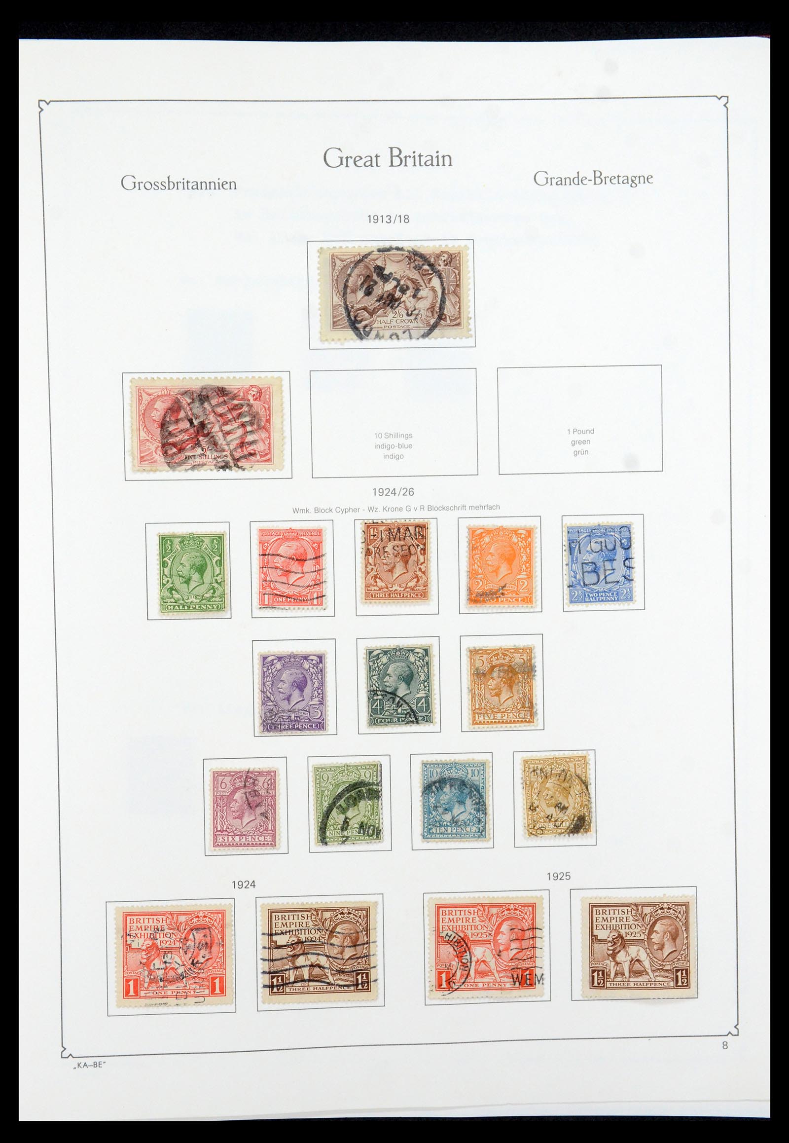 35674 008 - Postzegelverzameling 35674 Engeland 1840-2003.