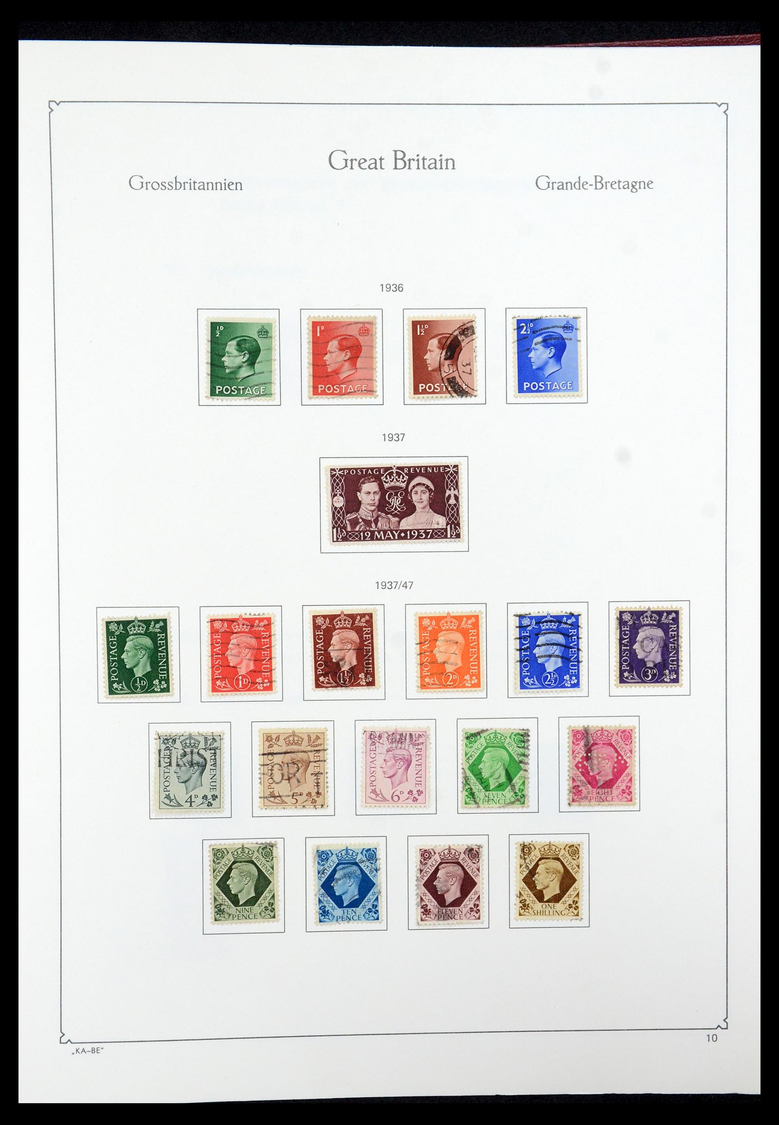 35674 012 - Postzegelverzameling 35674 Engeland 1840-2003.
