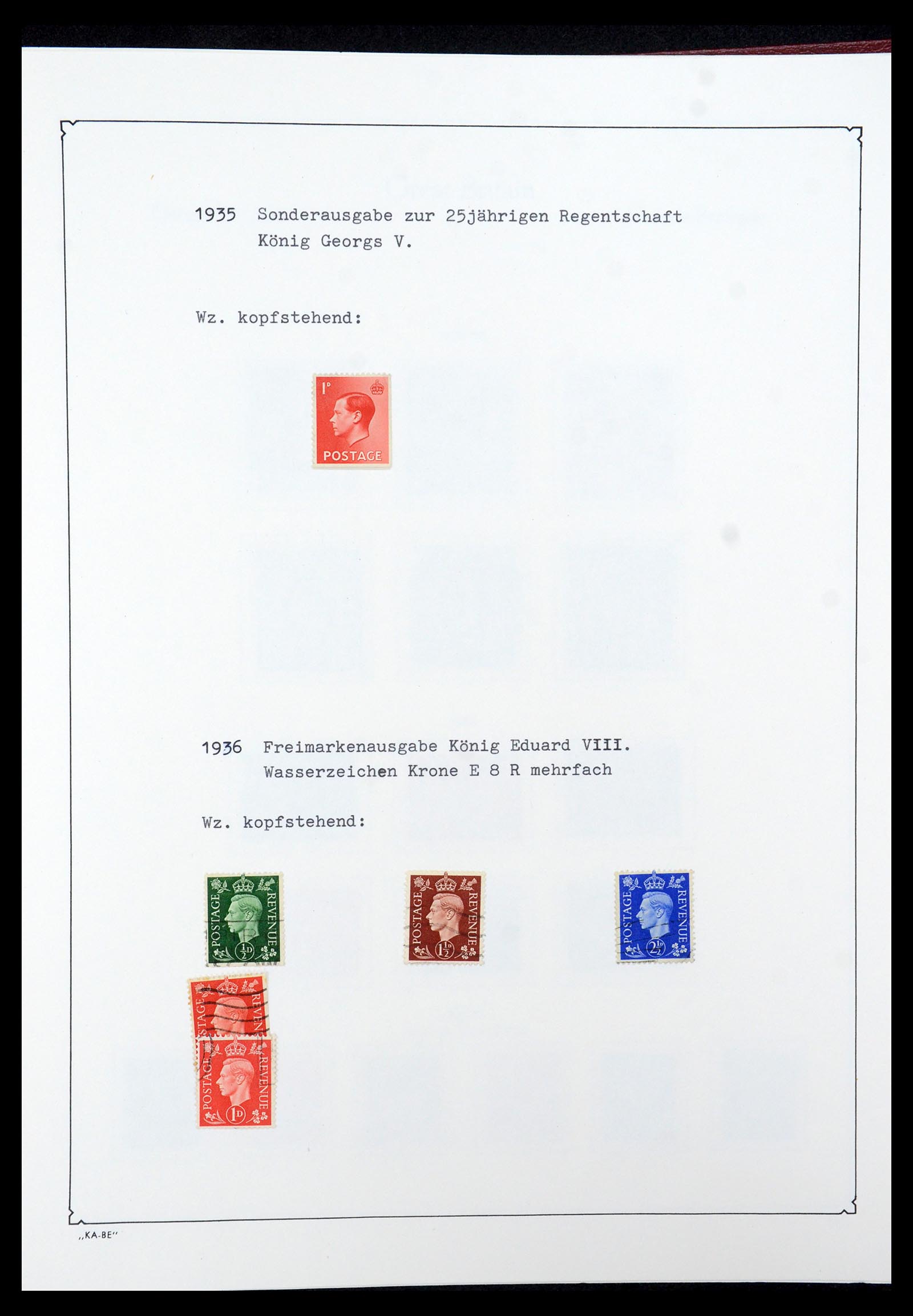 35674 013 - Postzegelverzameling 35674 Engeland 1840-2003.